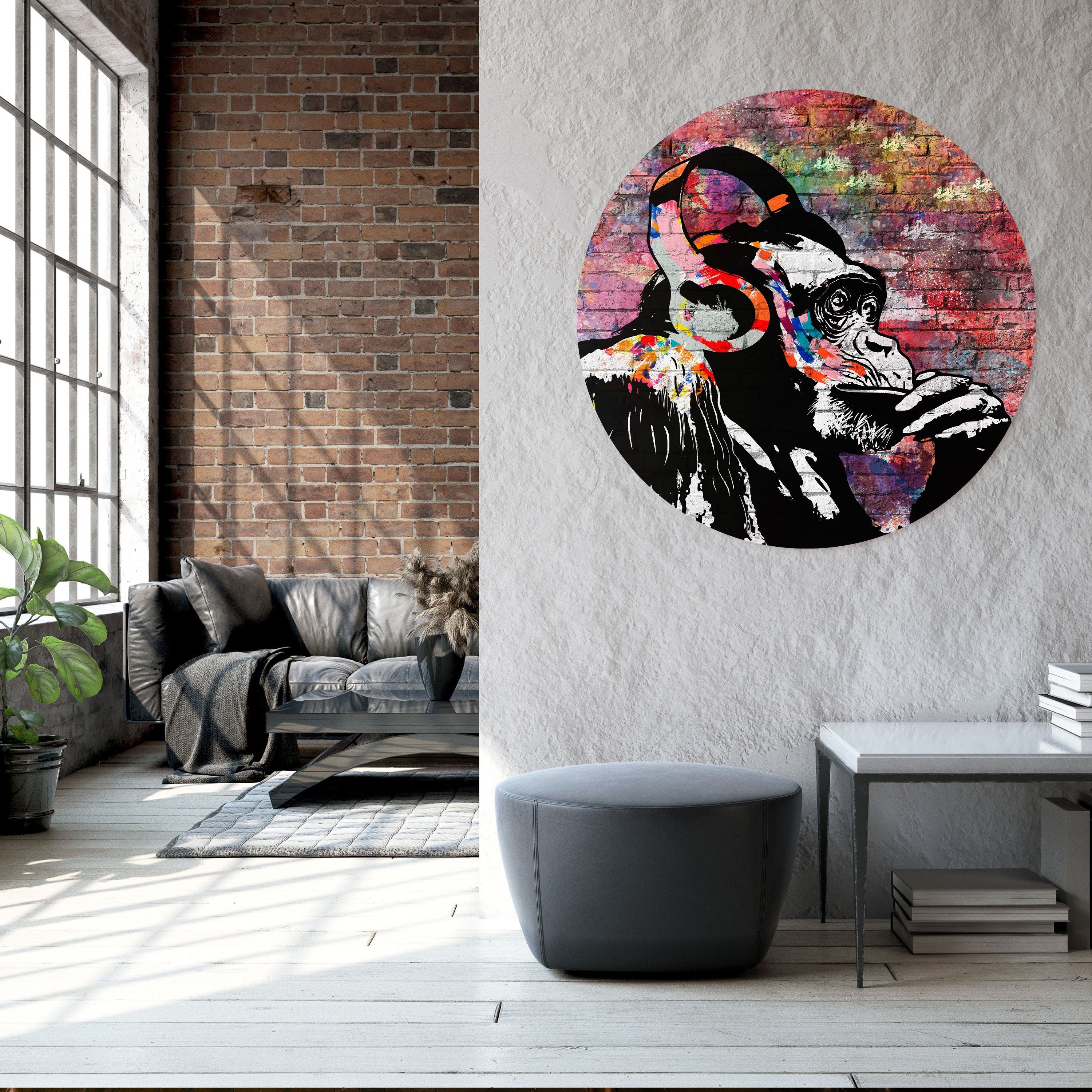 APISH LISTENER Obraz okrągły