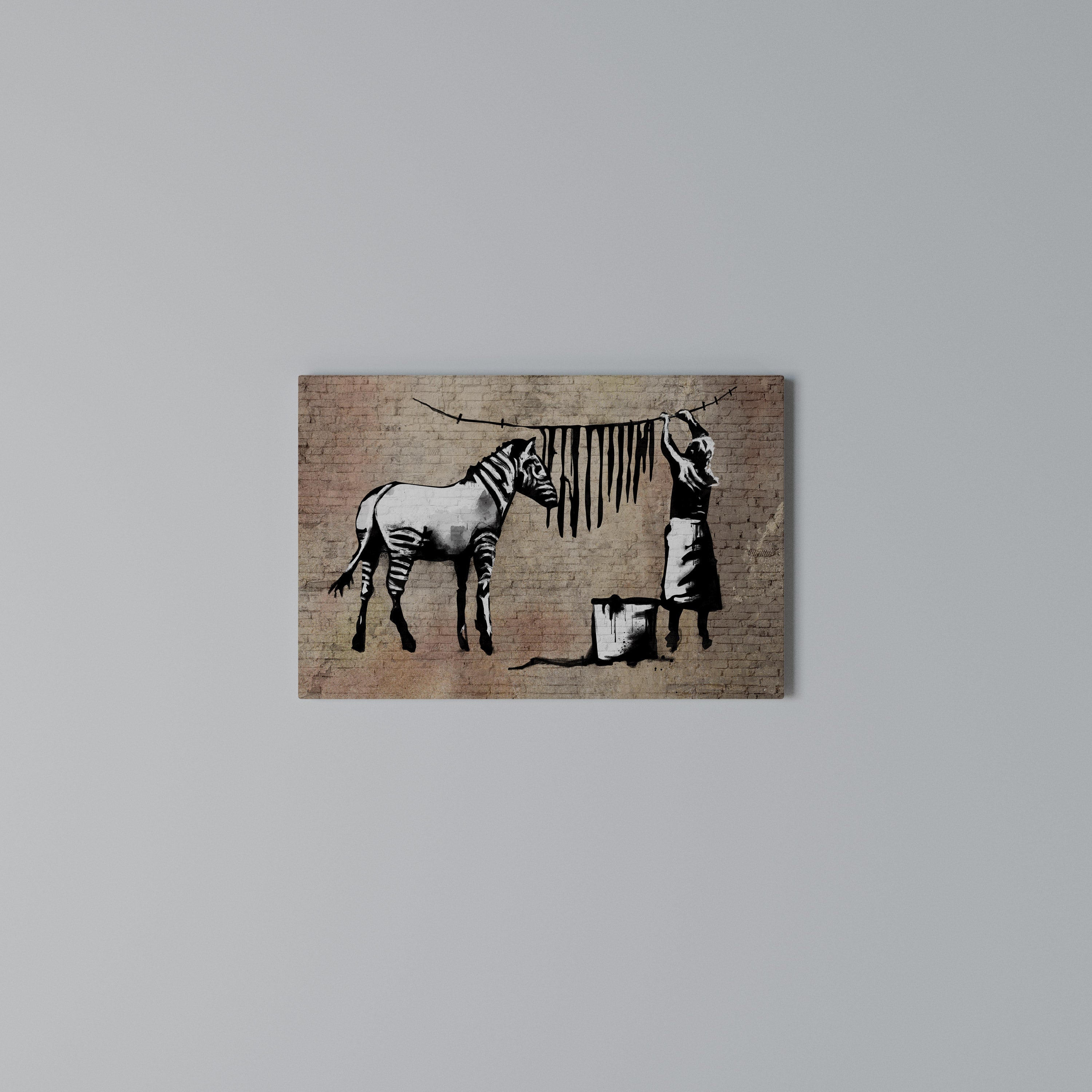 TIDY ZEBRA Poziomy obraz na płótnie