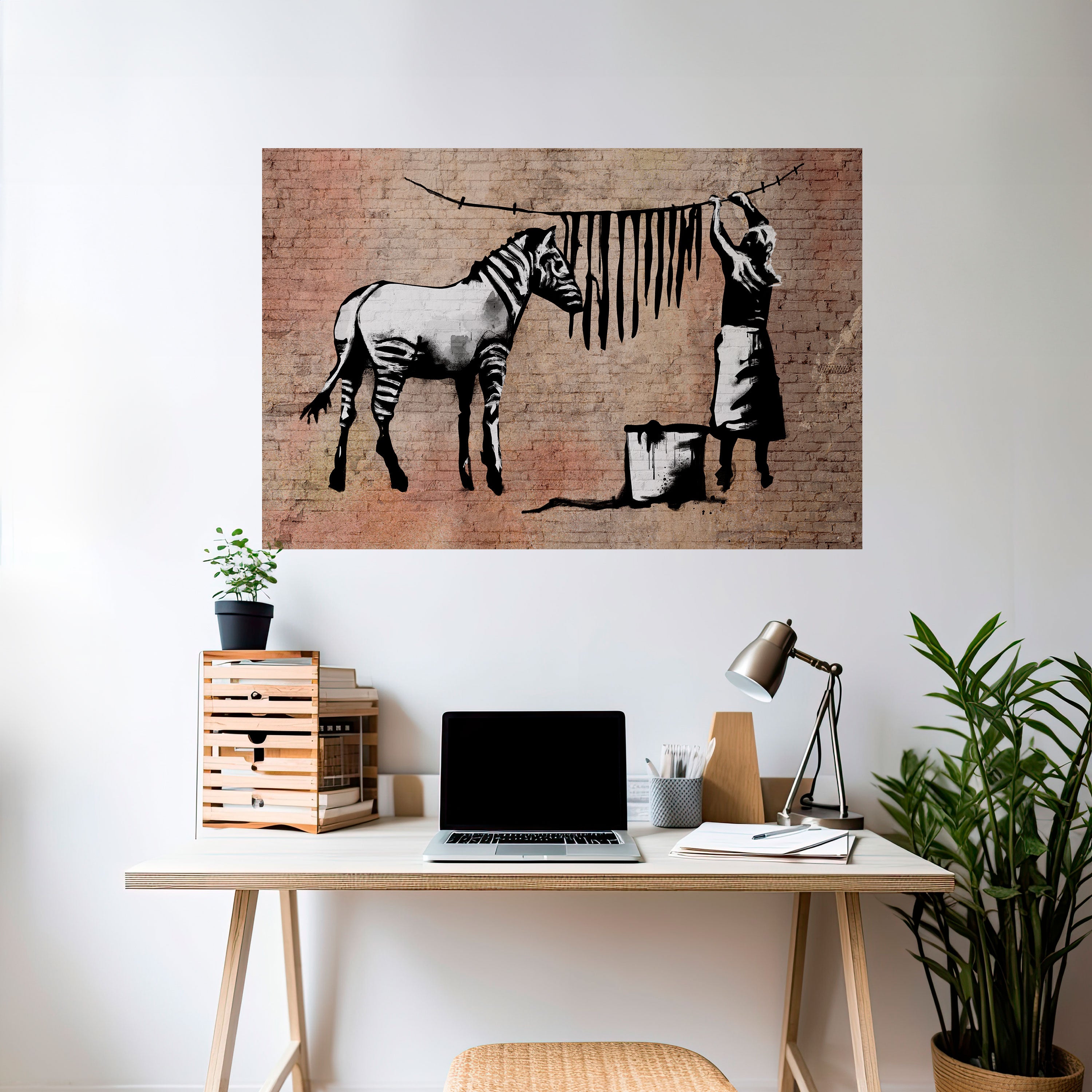 TIDY ZEBRA Naklejka/Plakat poziomy