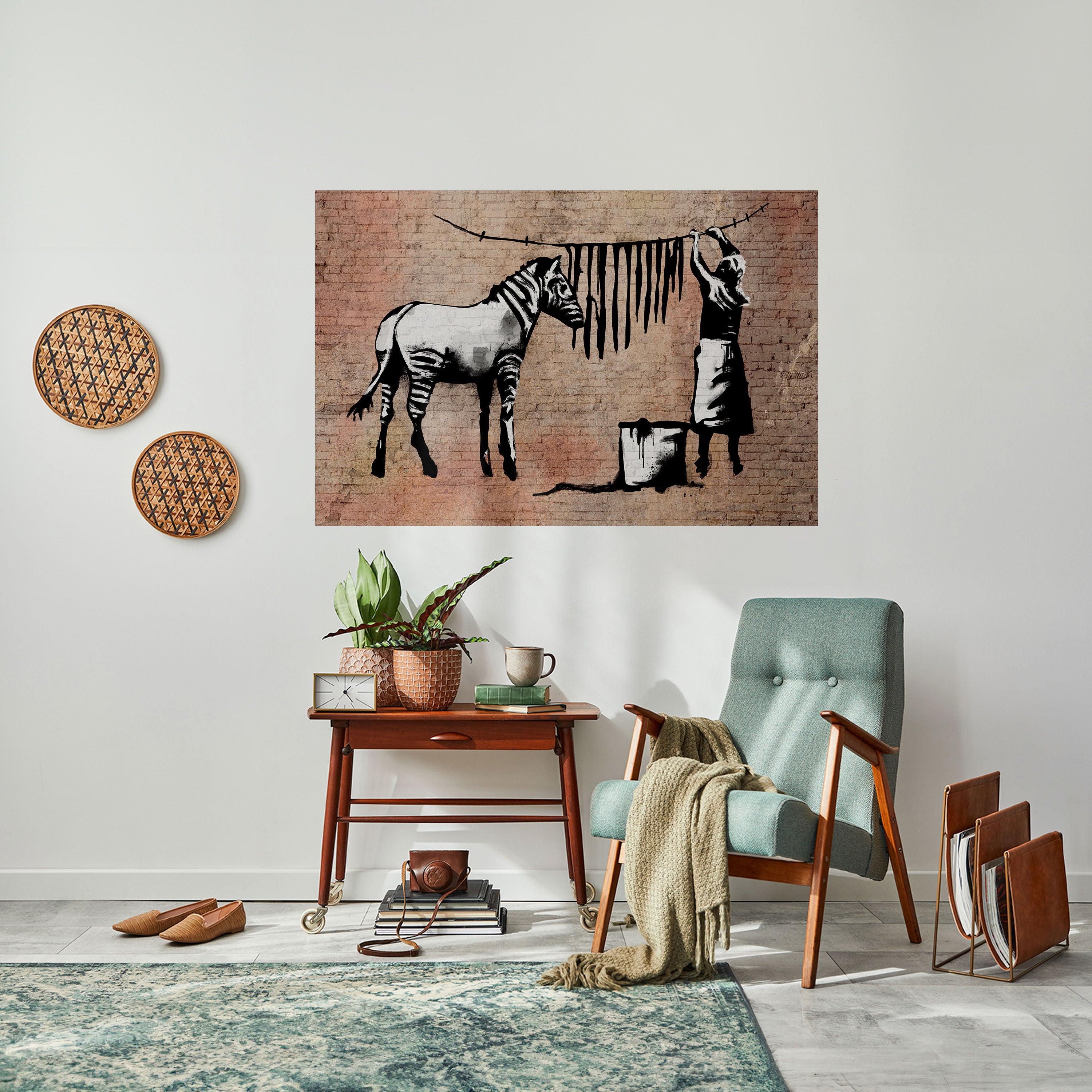 TIDY ZEBRA Naklejka/Plakat poziomy