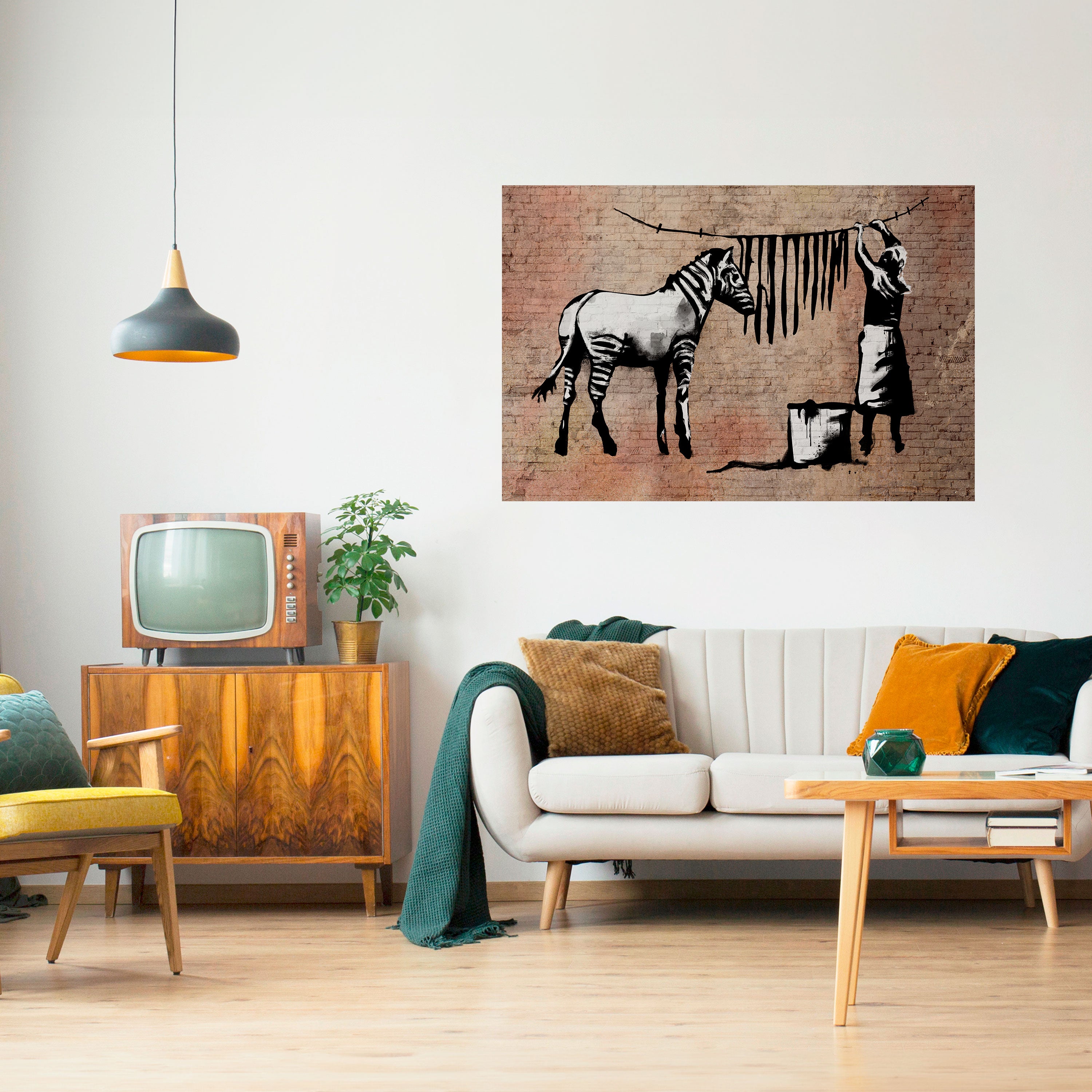 TIDY ZEBRA Naklejka/Plakat poziomy