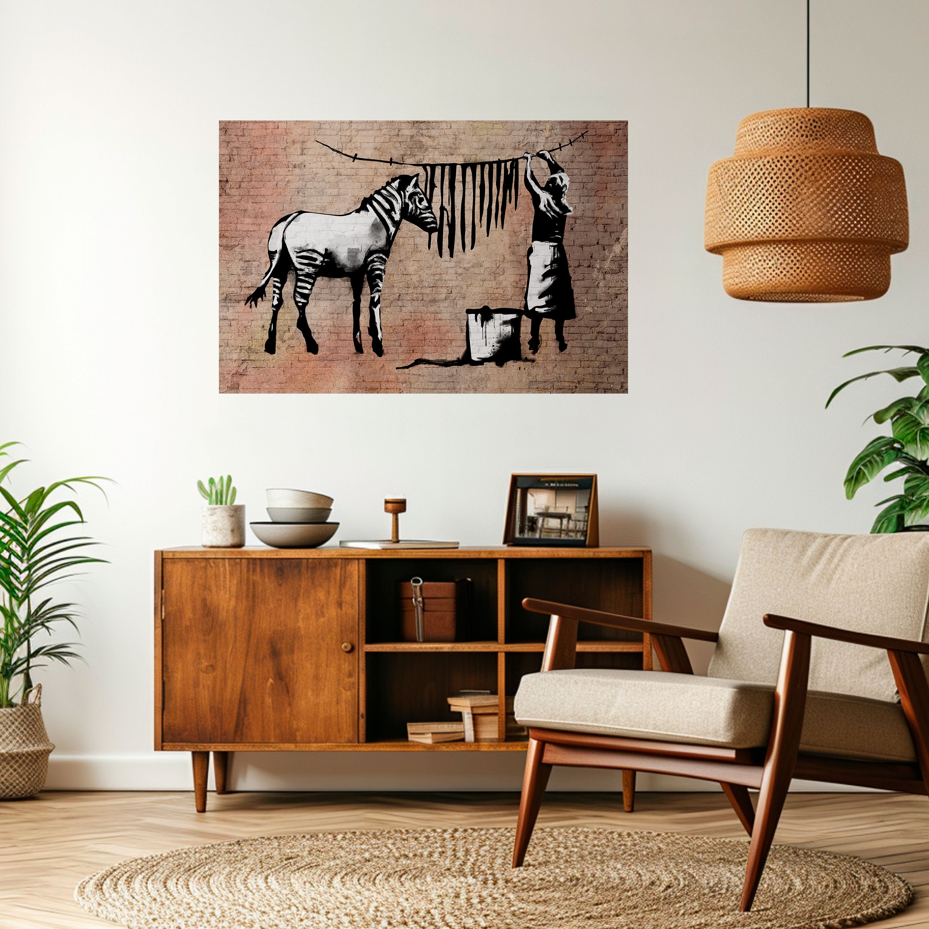 TIDY ZEBRA Naklejka/Plakat poziomy