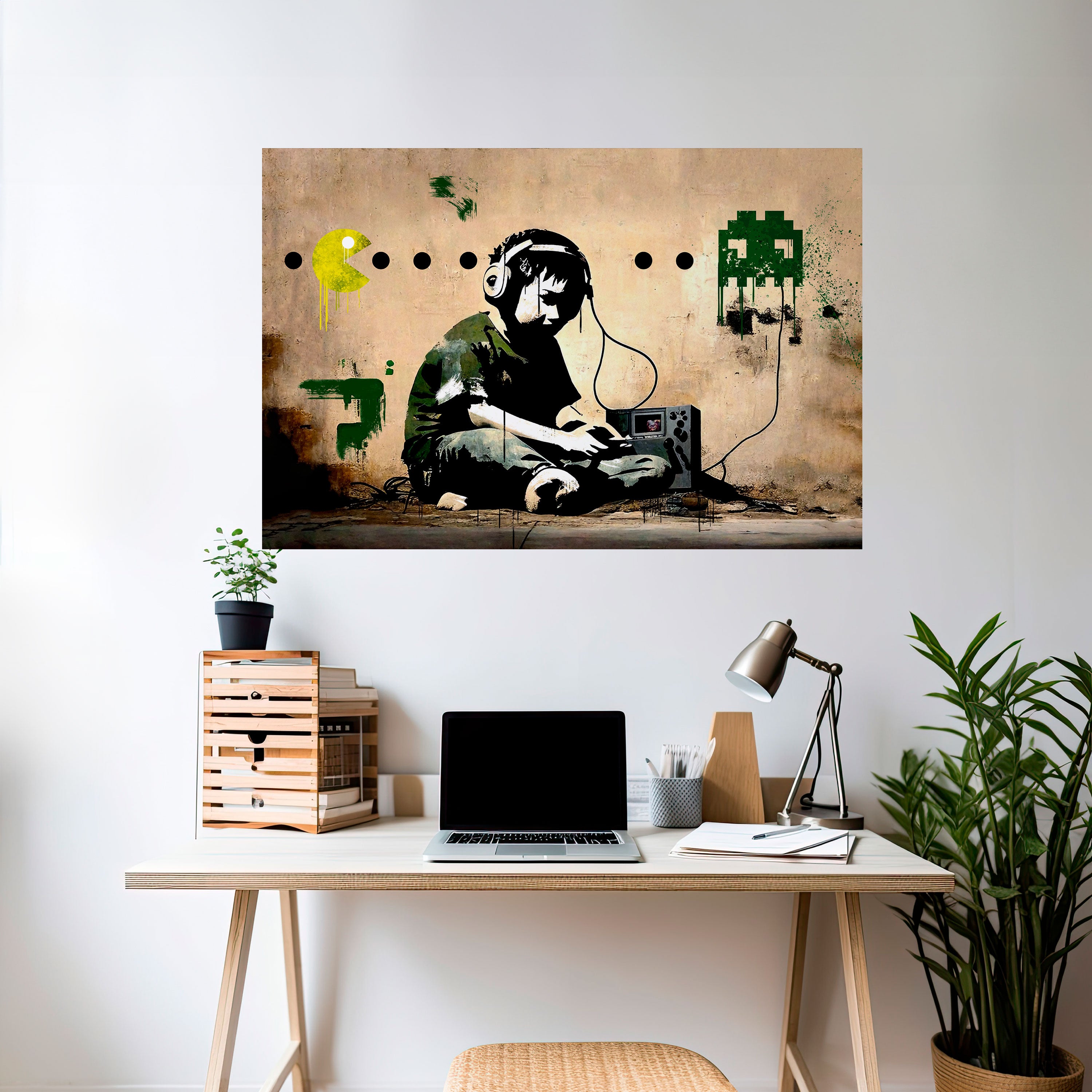 VIRTUAL RETRO REVIVAL Naklejka/Plakat poziomy