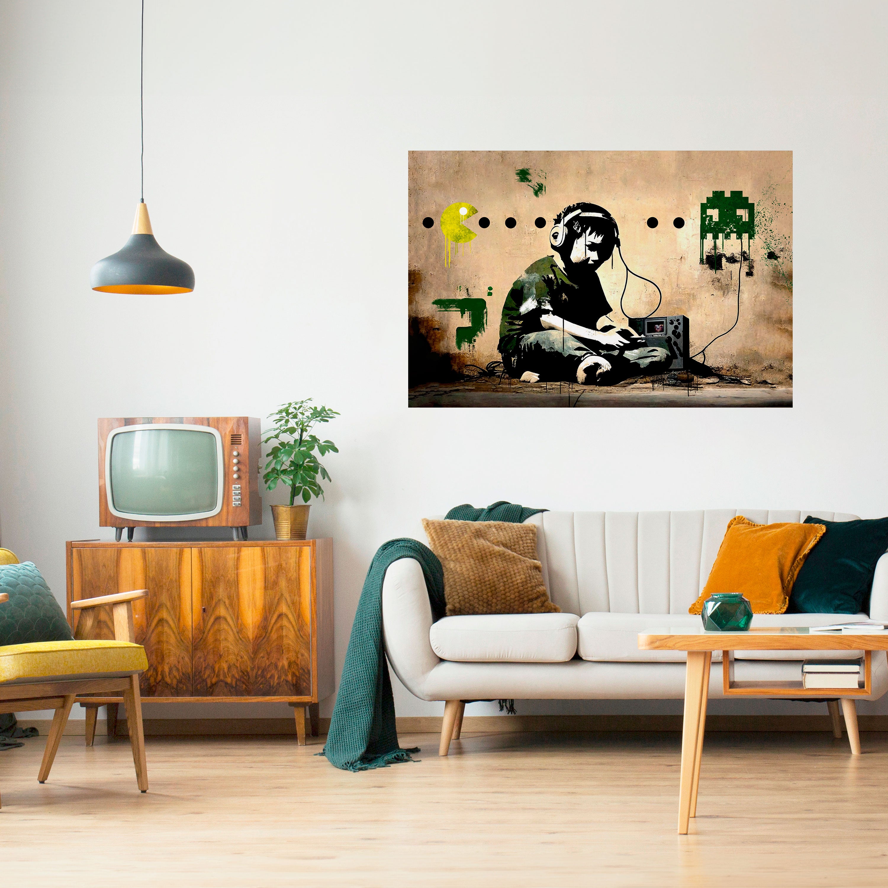 VIRTUAL RETRO REVIVAL Naklejka/Plakat poziomy