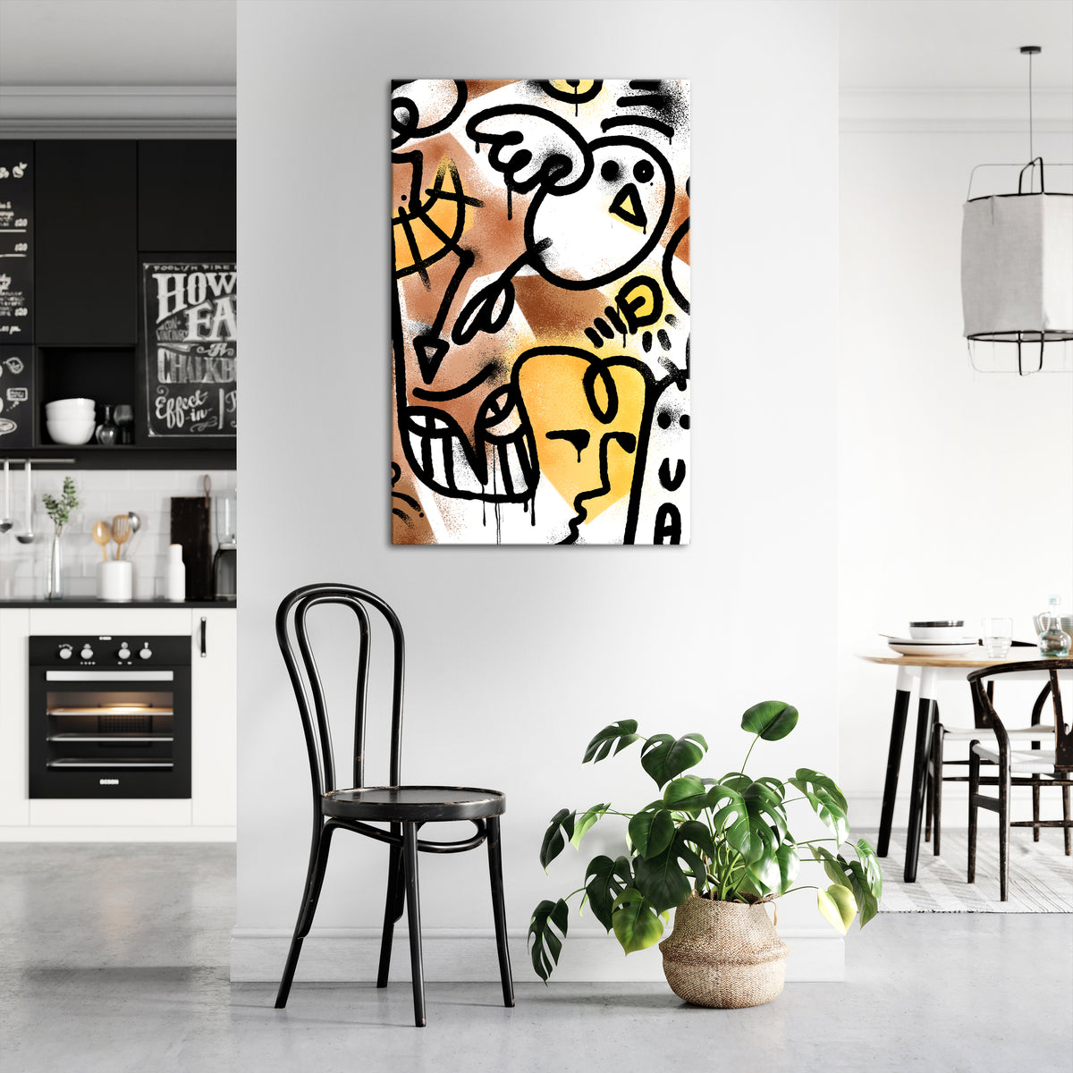 URBAN CANVAS Pionowy obraz na płótnie