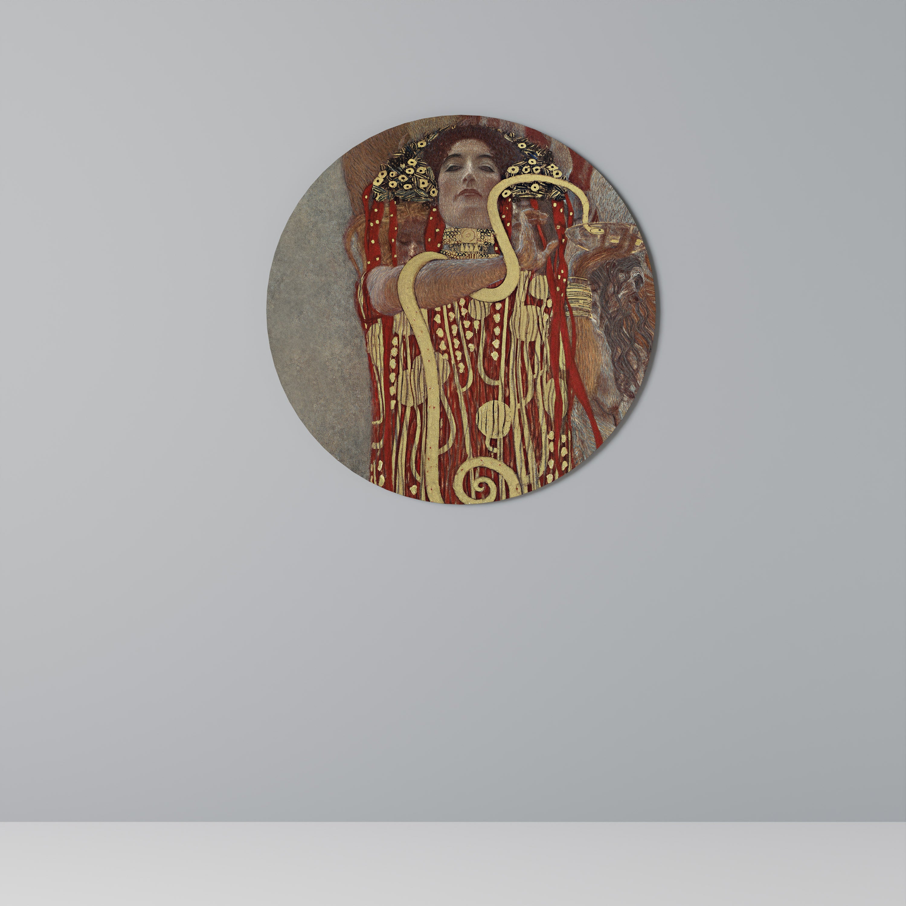 HYGIEIA BY KLIMT Obraz okrągły