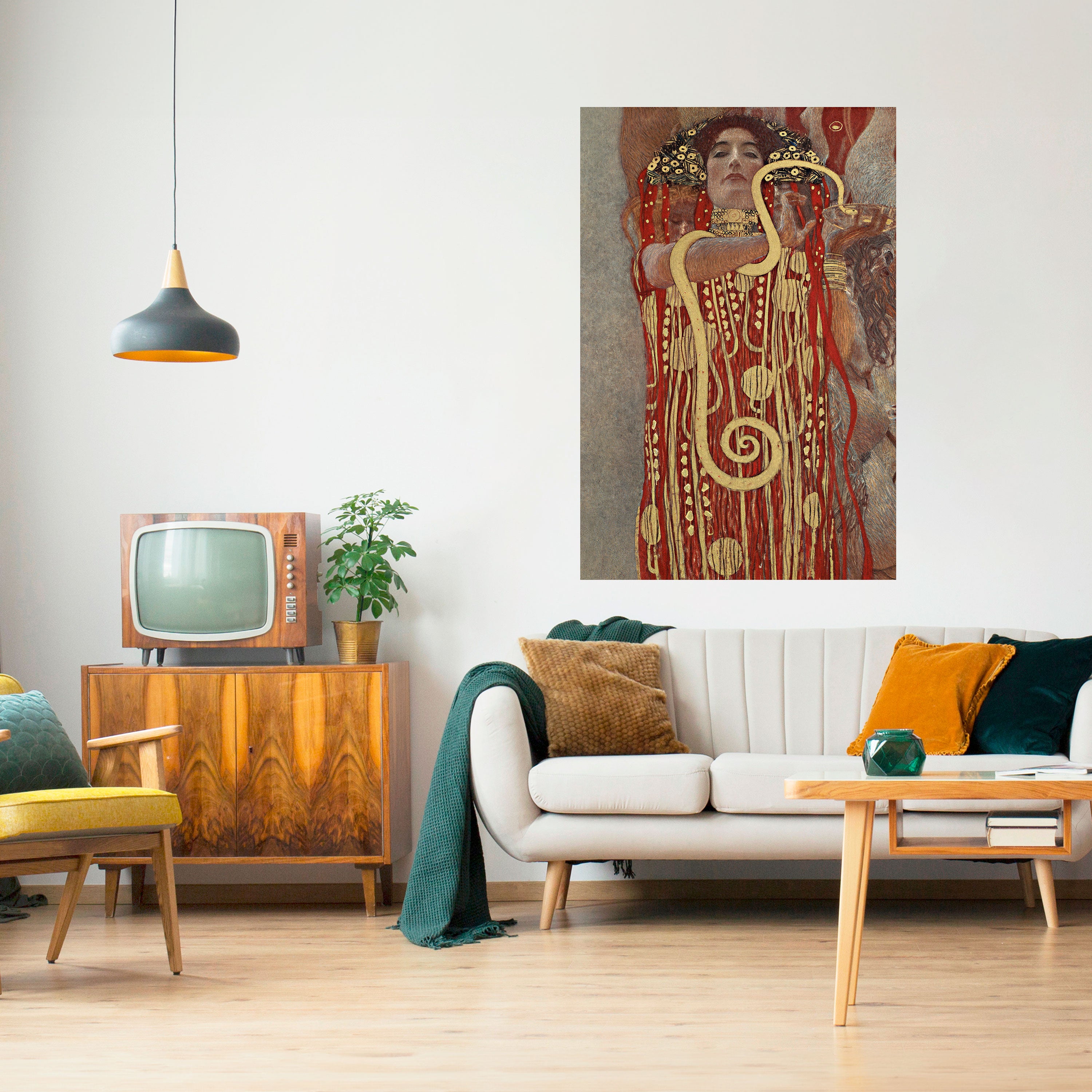 HYGIEIA BY KLIMT Naklejka/Plakat pionowy