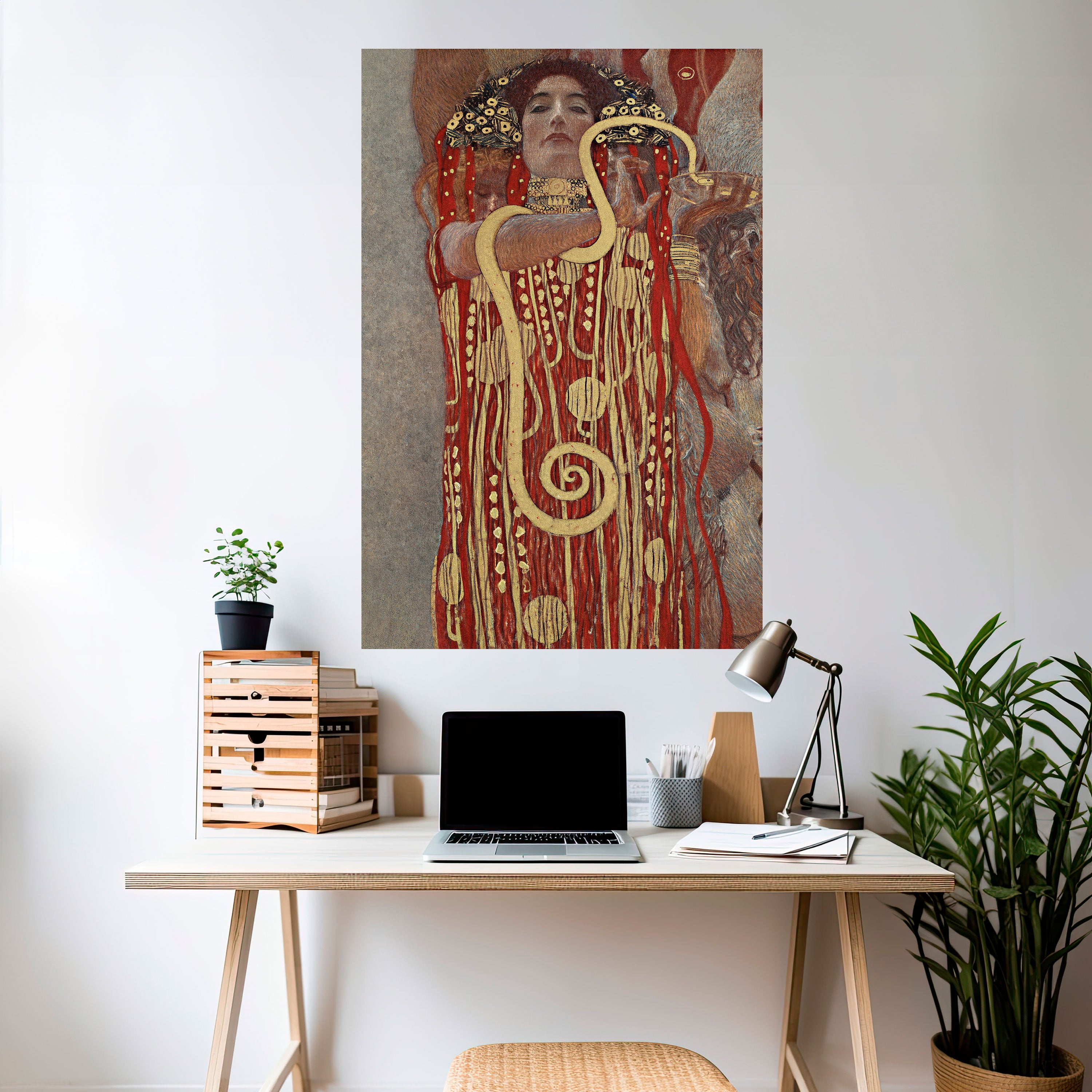 HYGIEIA BY KLIMT Naklejka/Plakat pionowy