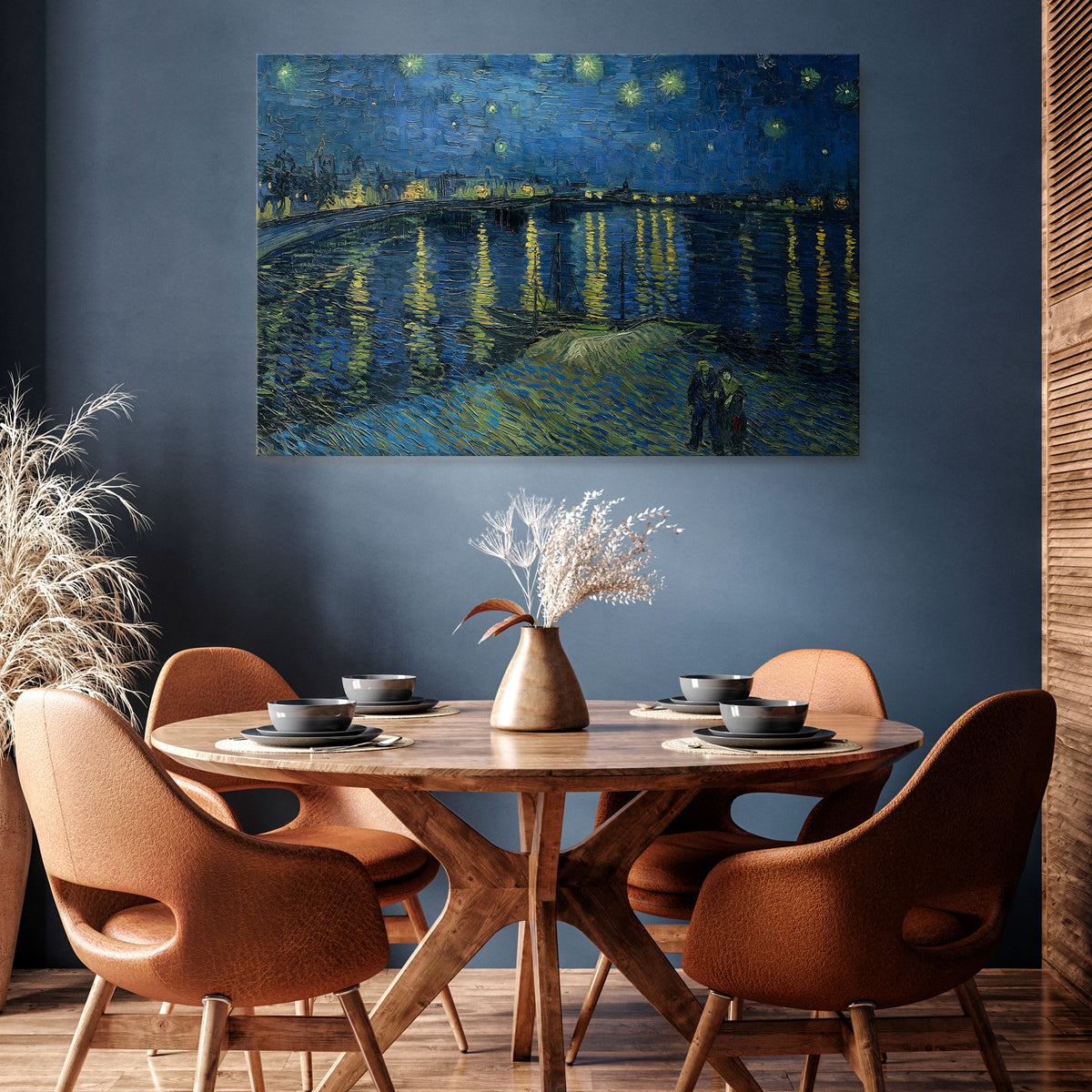 STARRY NIGHT OVER THE RHONE Poziomy obraz na płótnie