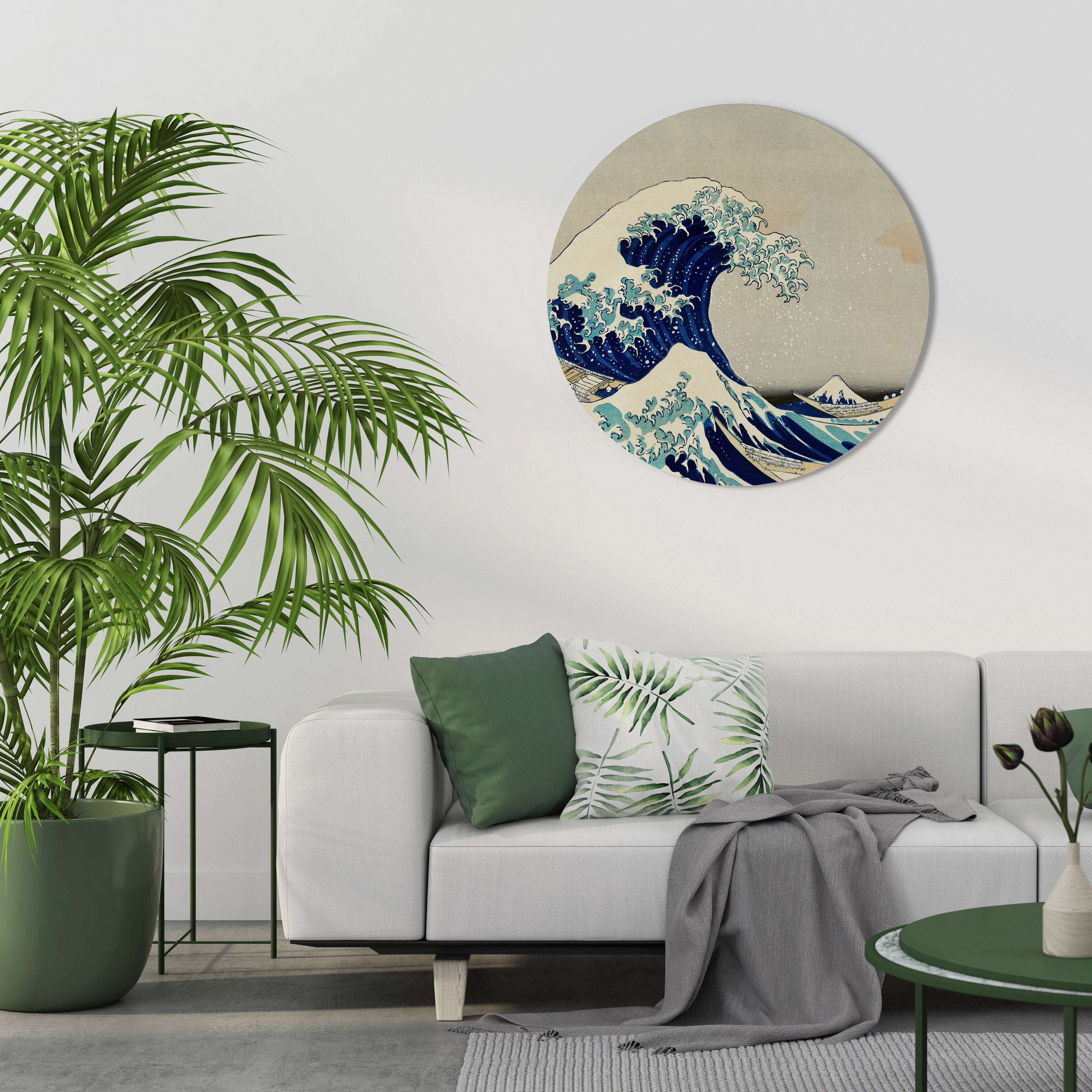 THE GREAT WAVE Obraz okrągły