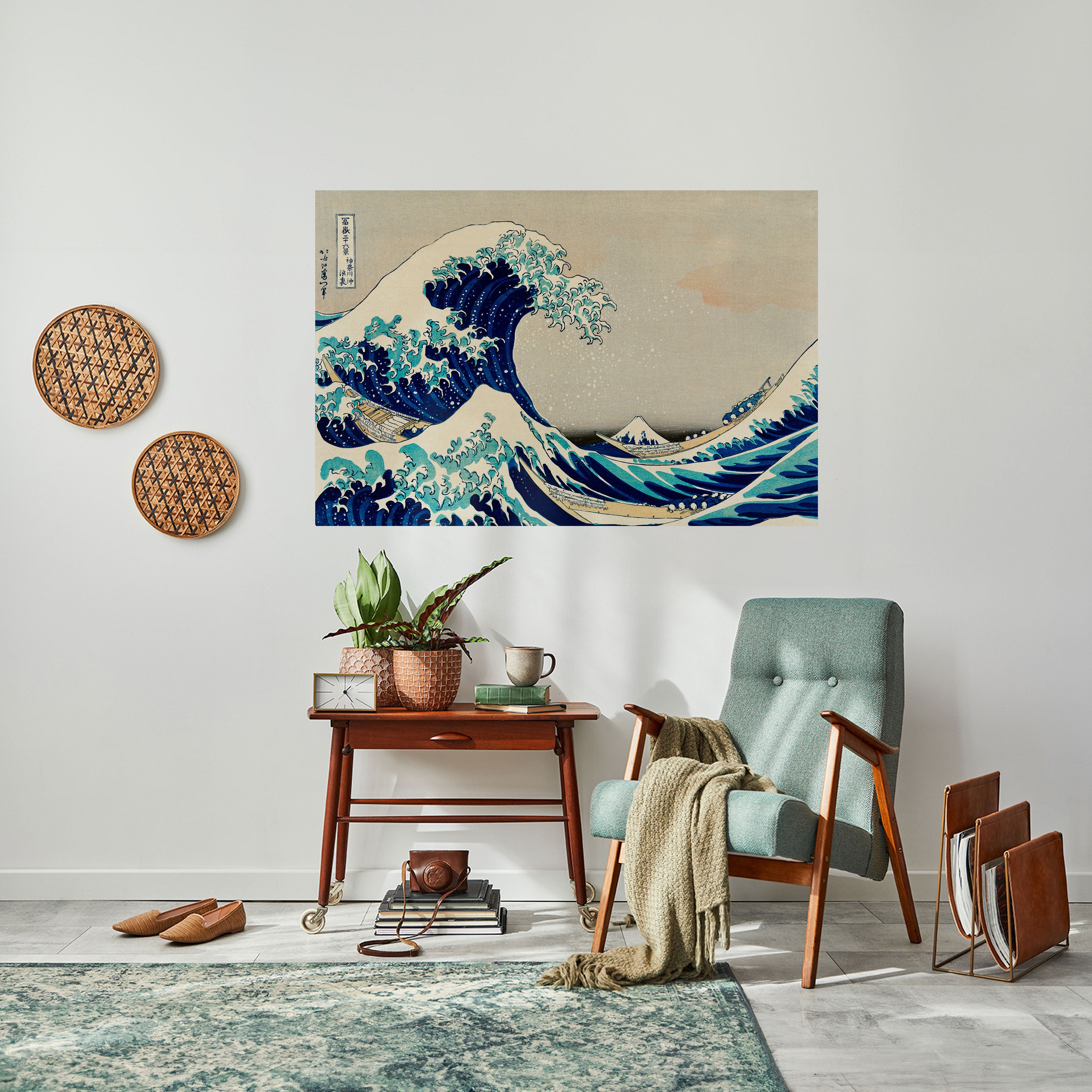 THE GREAT WAVE Naklejka/Plakat poziomy