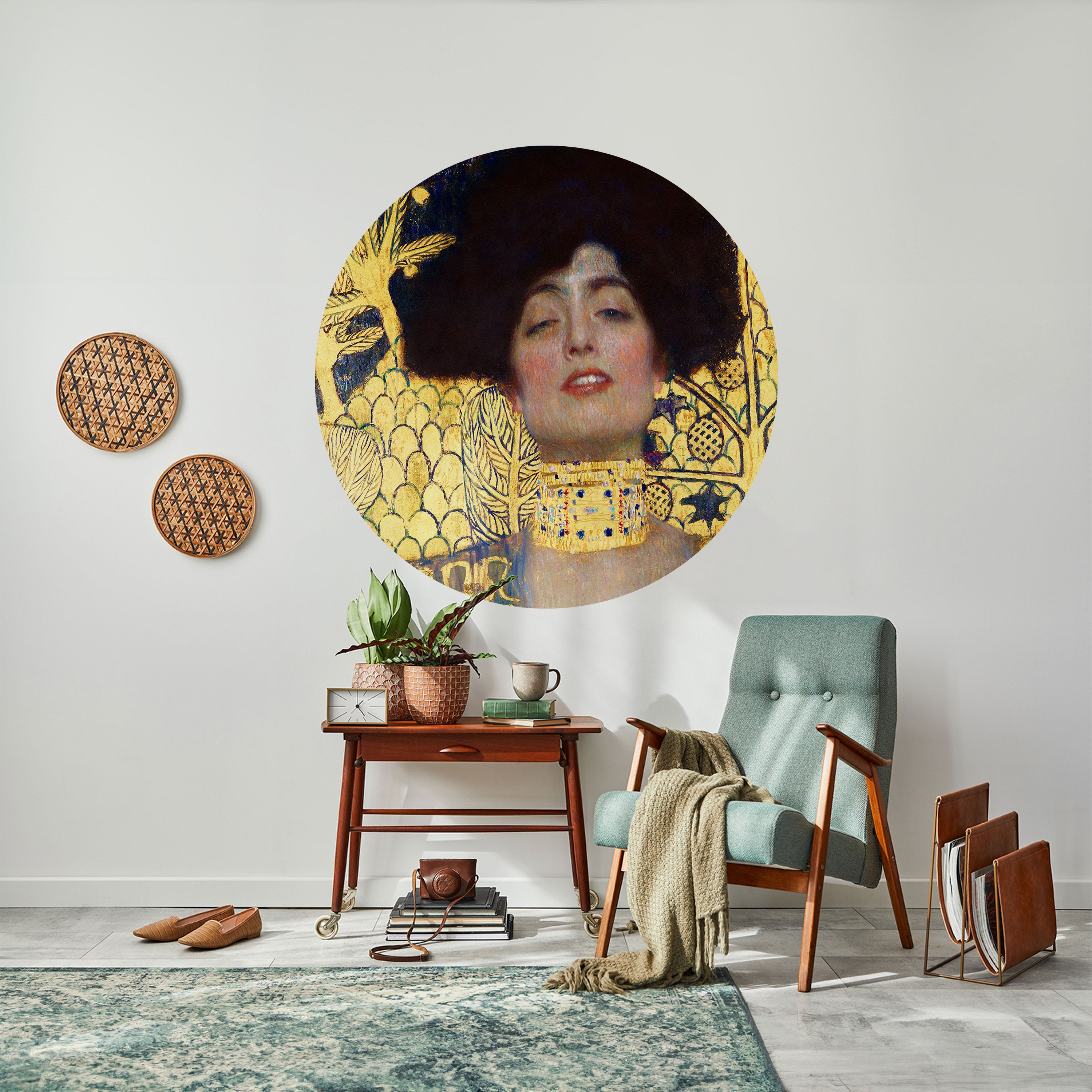 JUDITH WITHOUT HOLOFERNES Naklejka okrągła