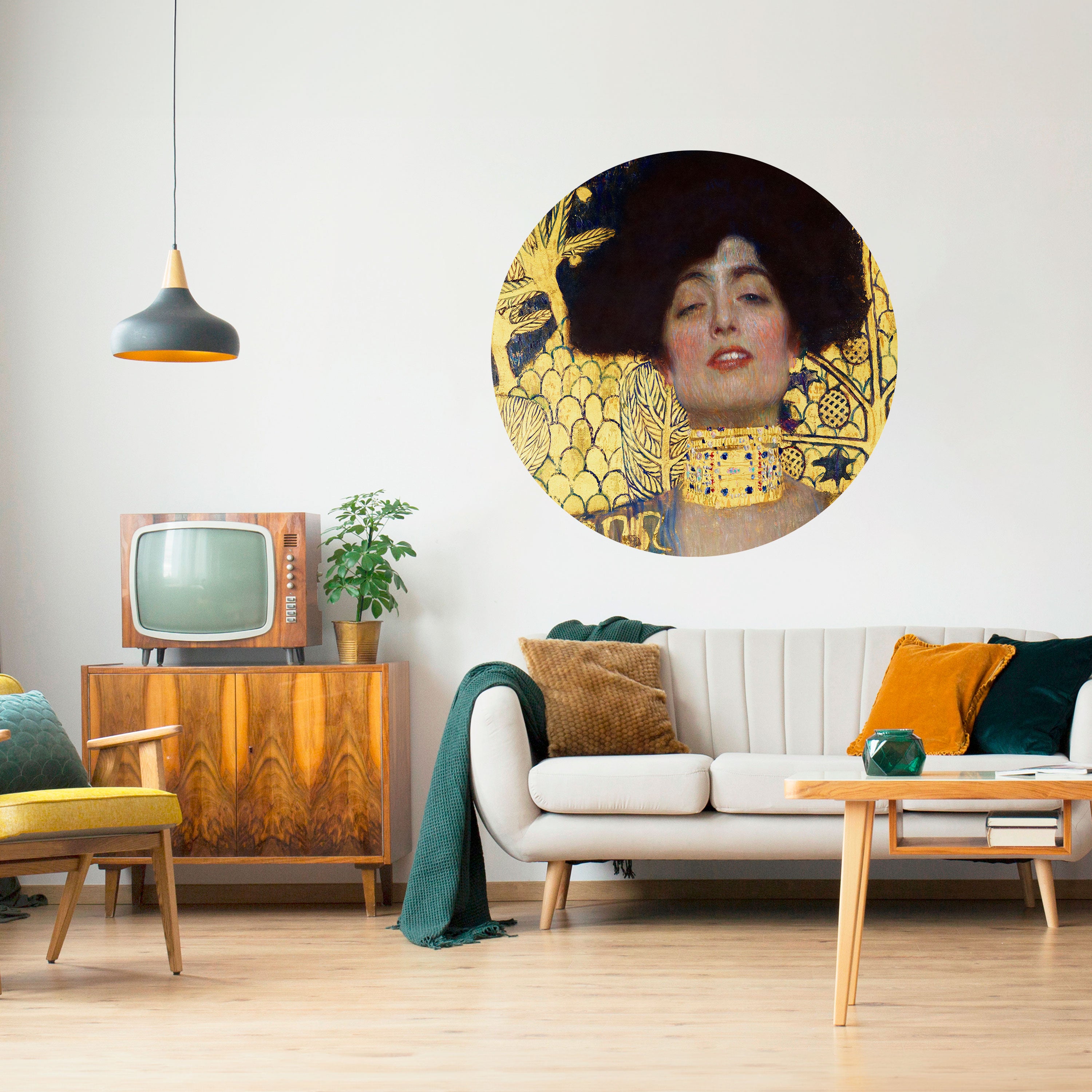 JUDITH WITHOUT HOLOFERNES Naklejka okrągła