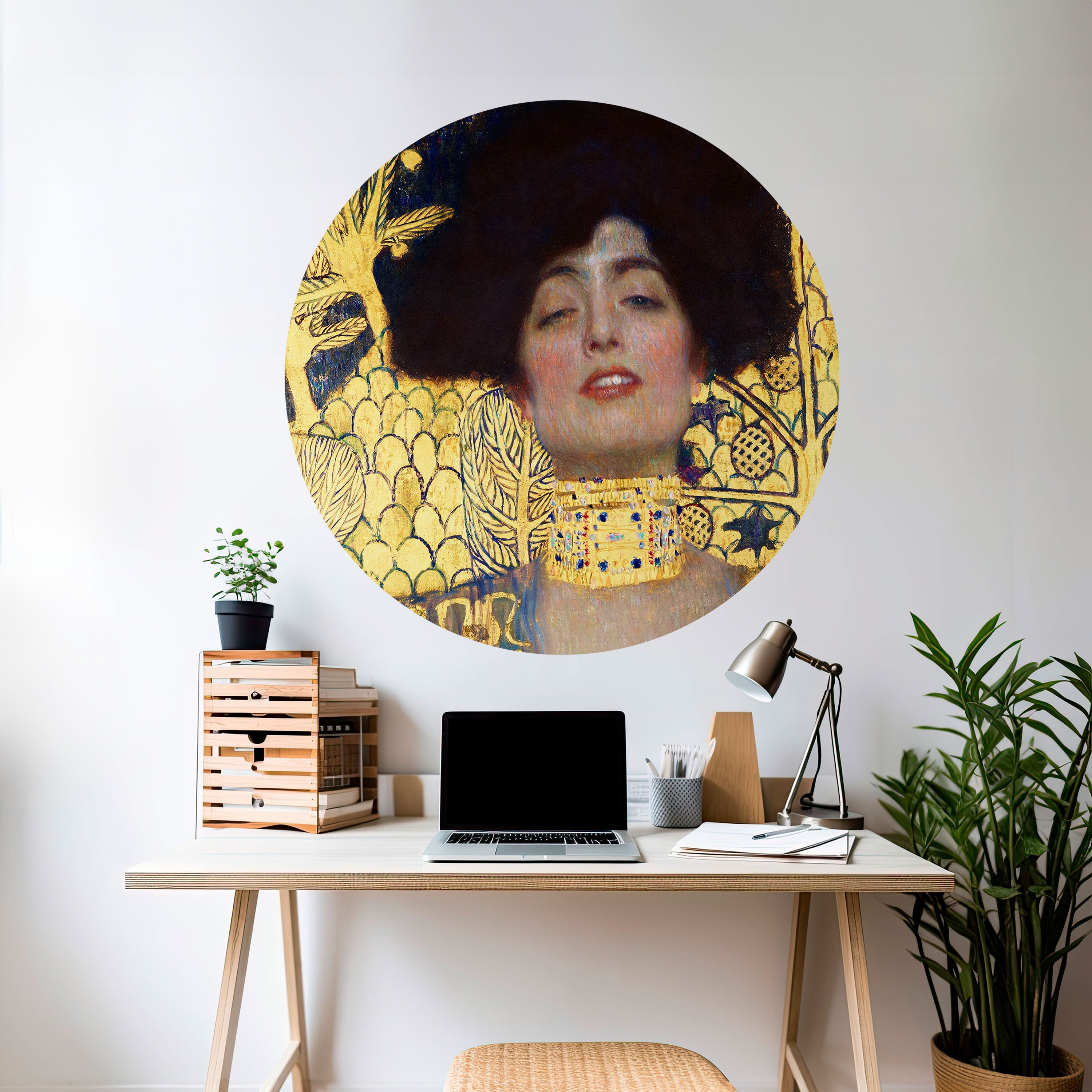 JUDITH WITHOUT HOLOFERNES Naklejka okrągła