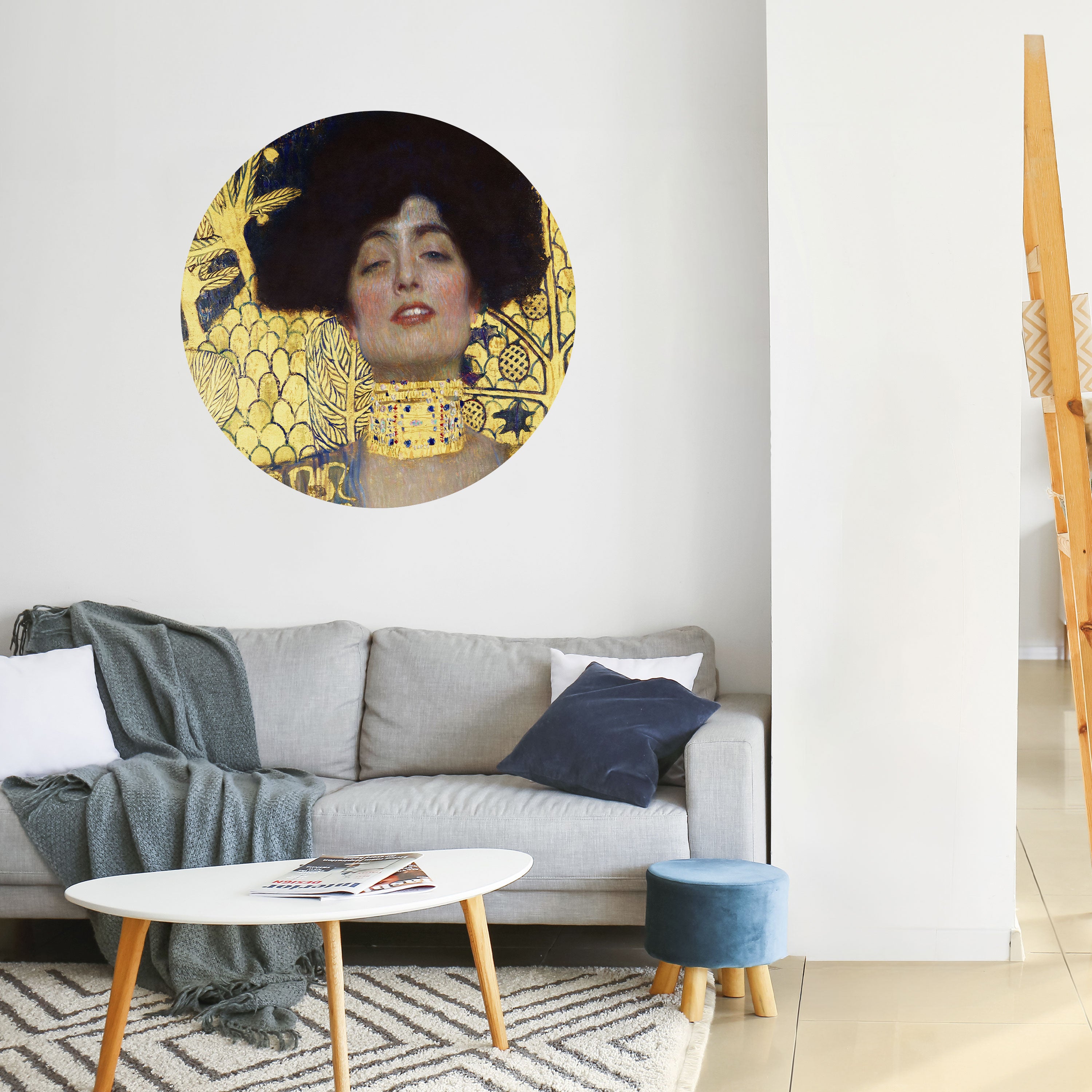 JUDITH WITHOUT HOLOFERNES Naklejka okrągła