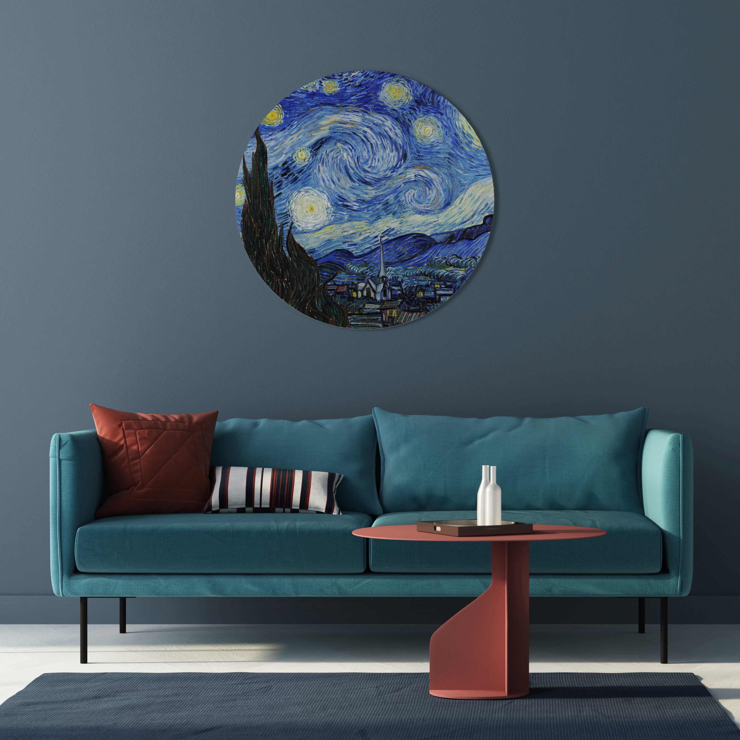 STARRY NIGHT Obraz okrągły