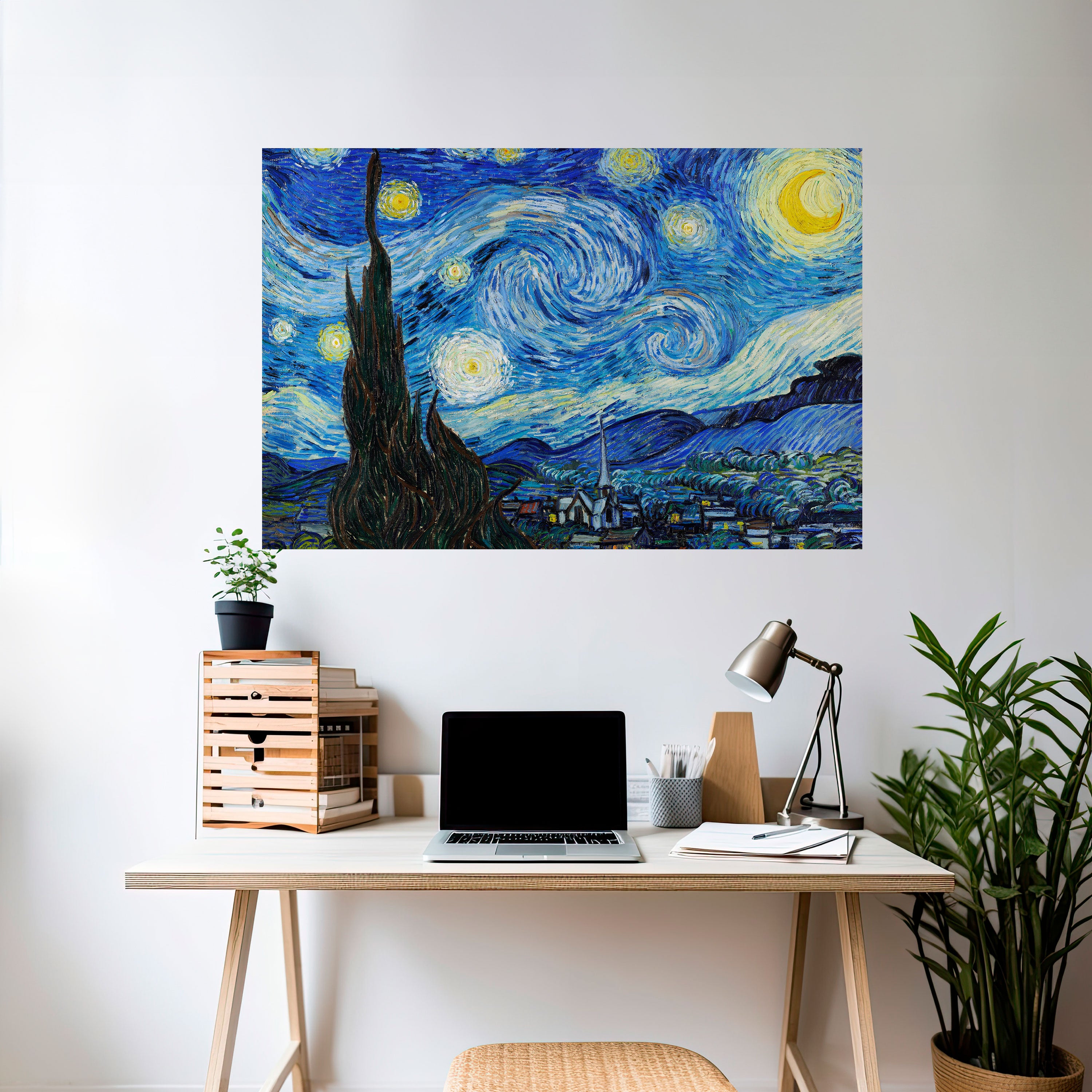 STARRY NIGHT Naklejka/Plakat poziomy