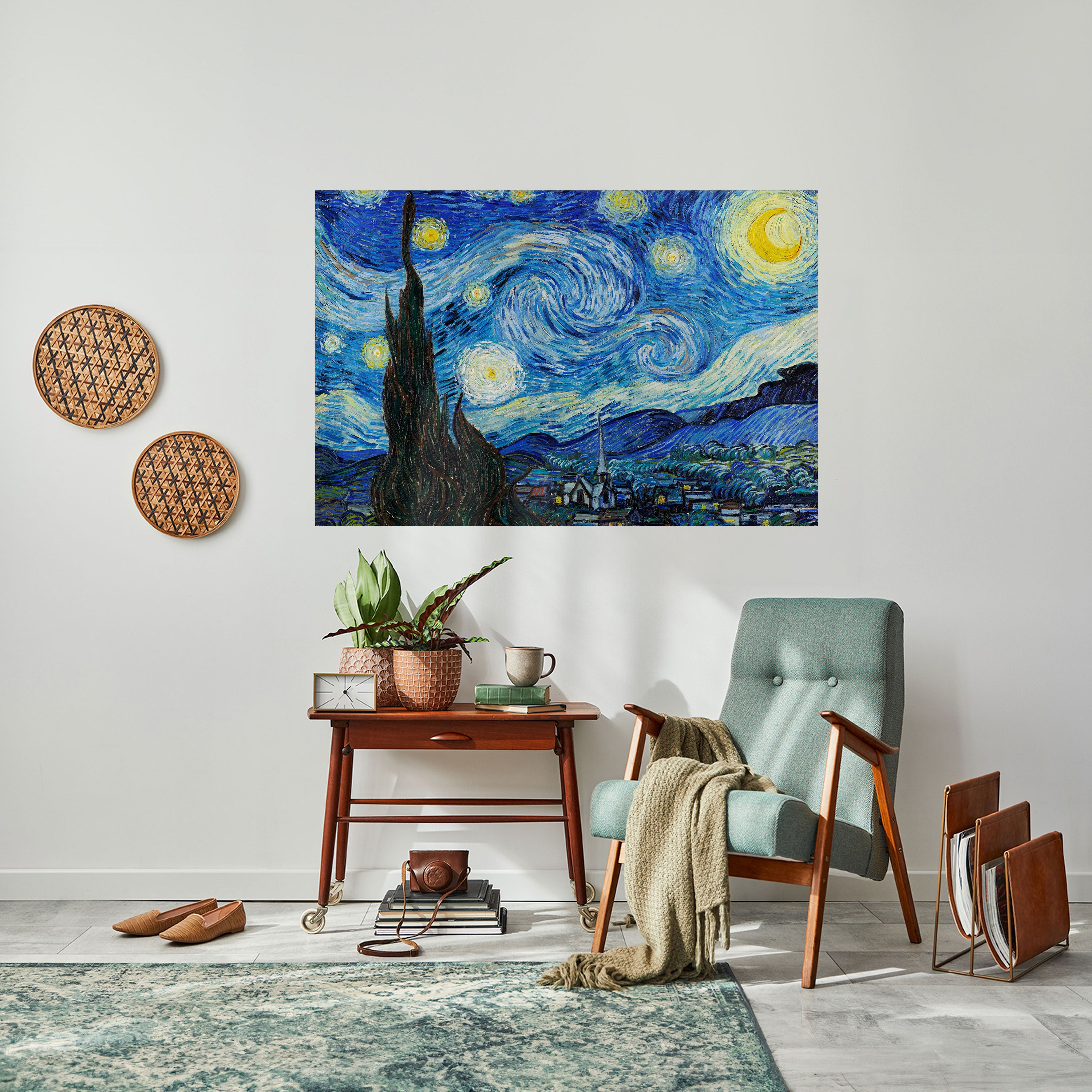 STARRY NIGHT Naklejka/Plakat poziomy