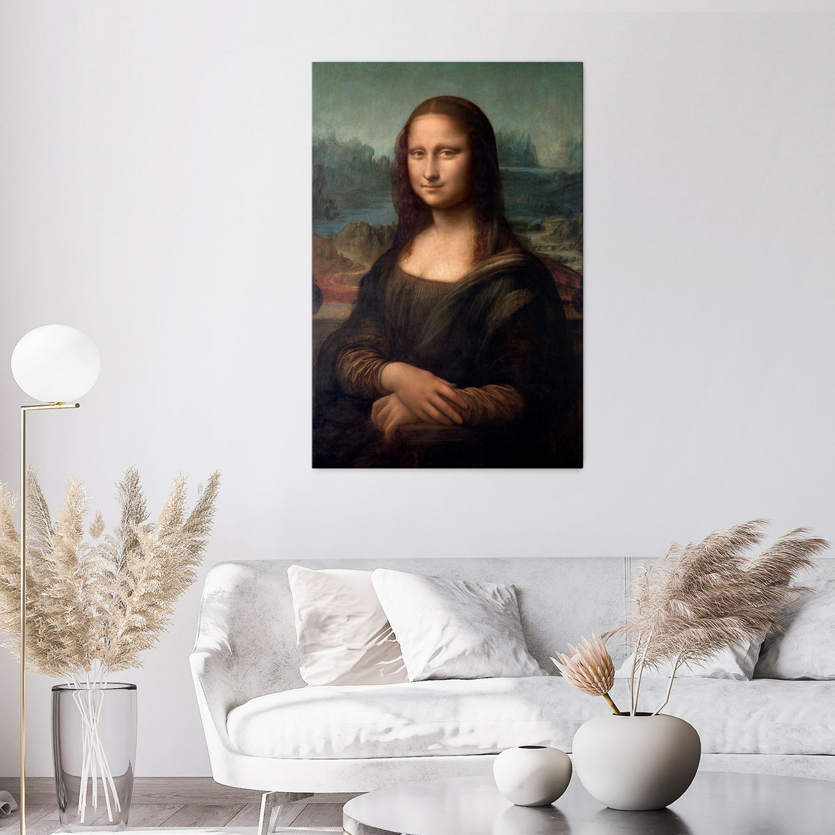 MONA LISA Pionowy obraz na płótnie
