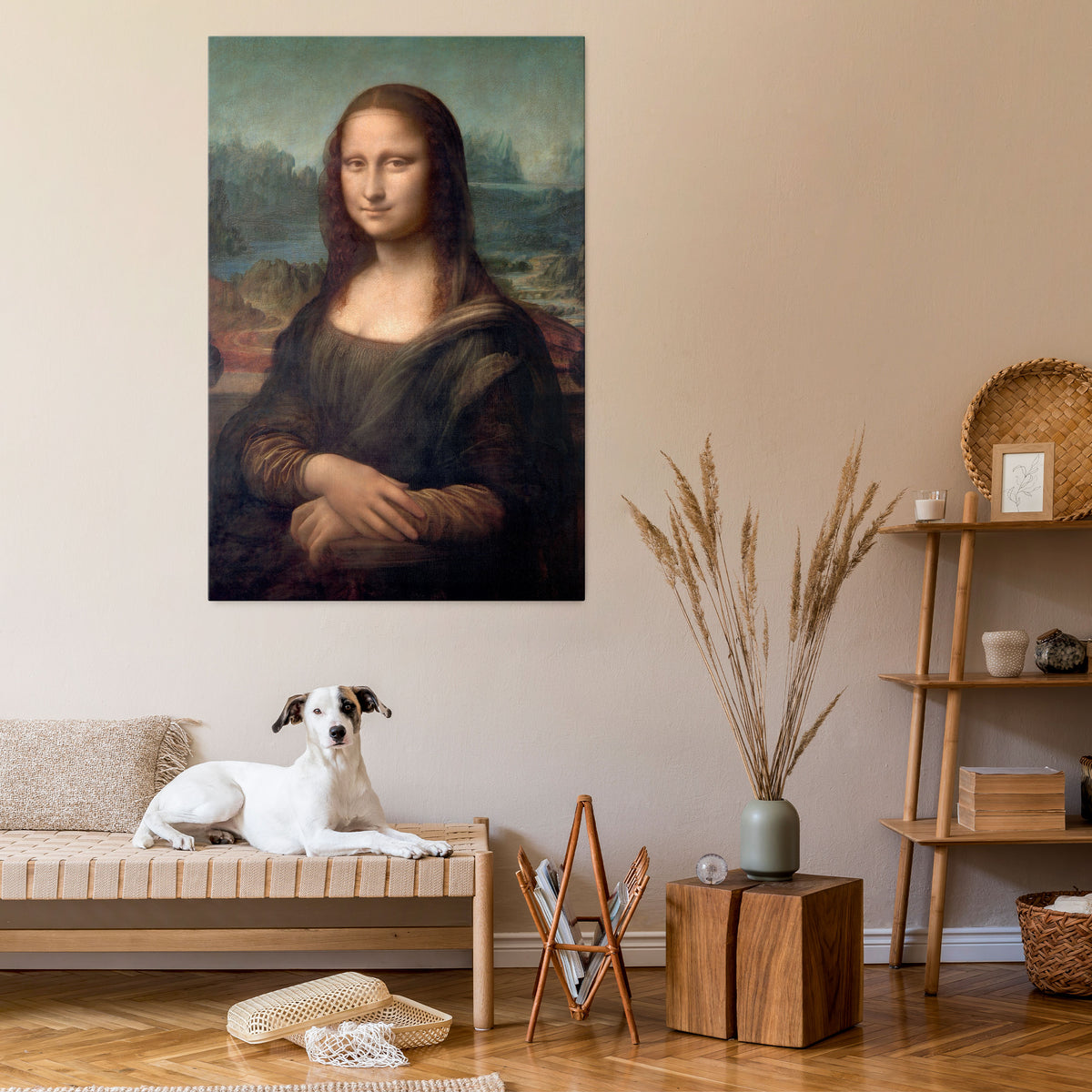 MONA LISA Pionowy obraz na płótnie