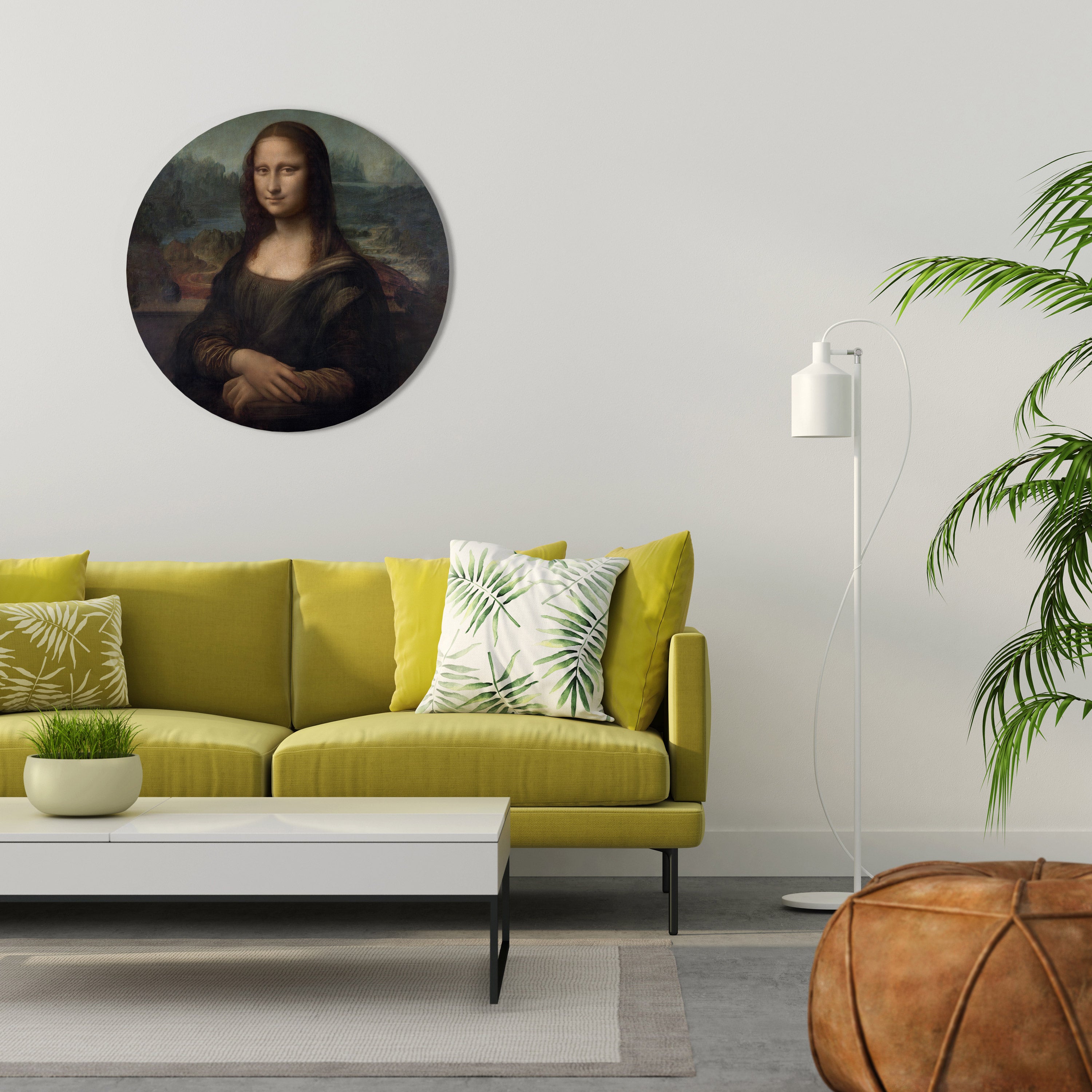 MONA LISA Obraz okrągły