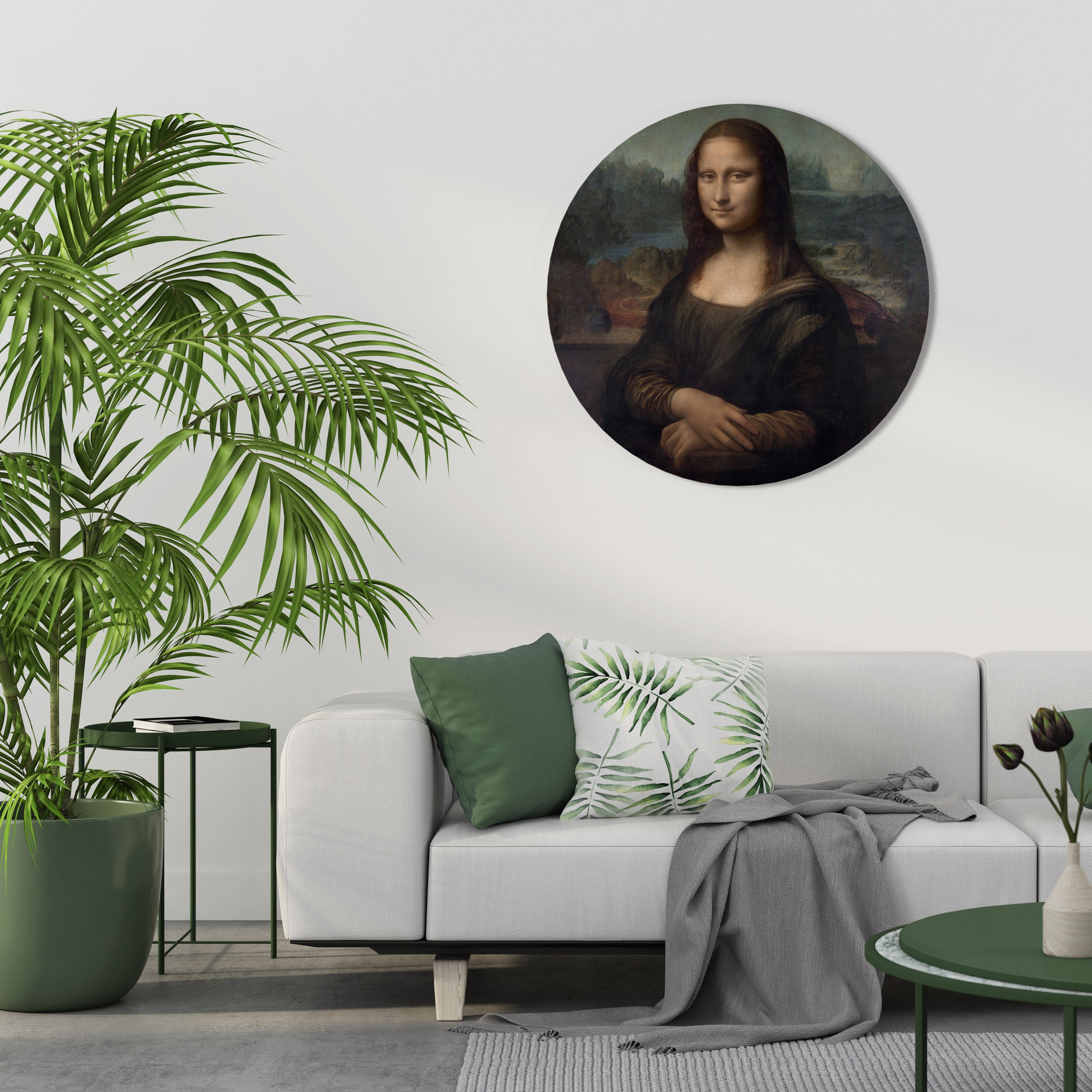 MONA LISA Obraz okrągły