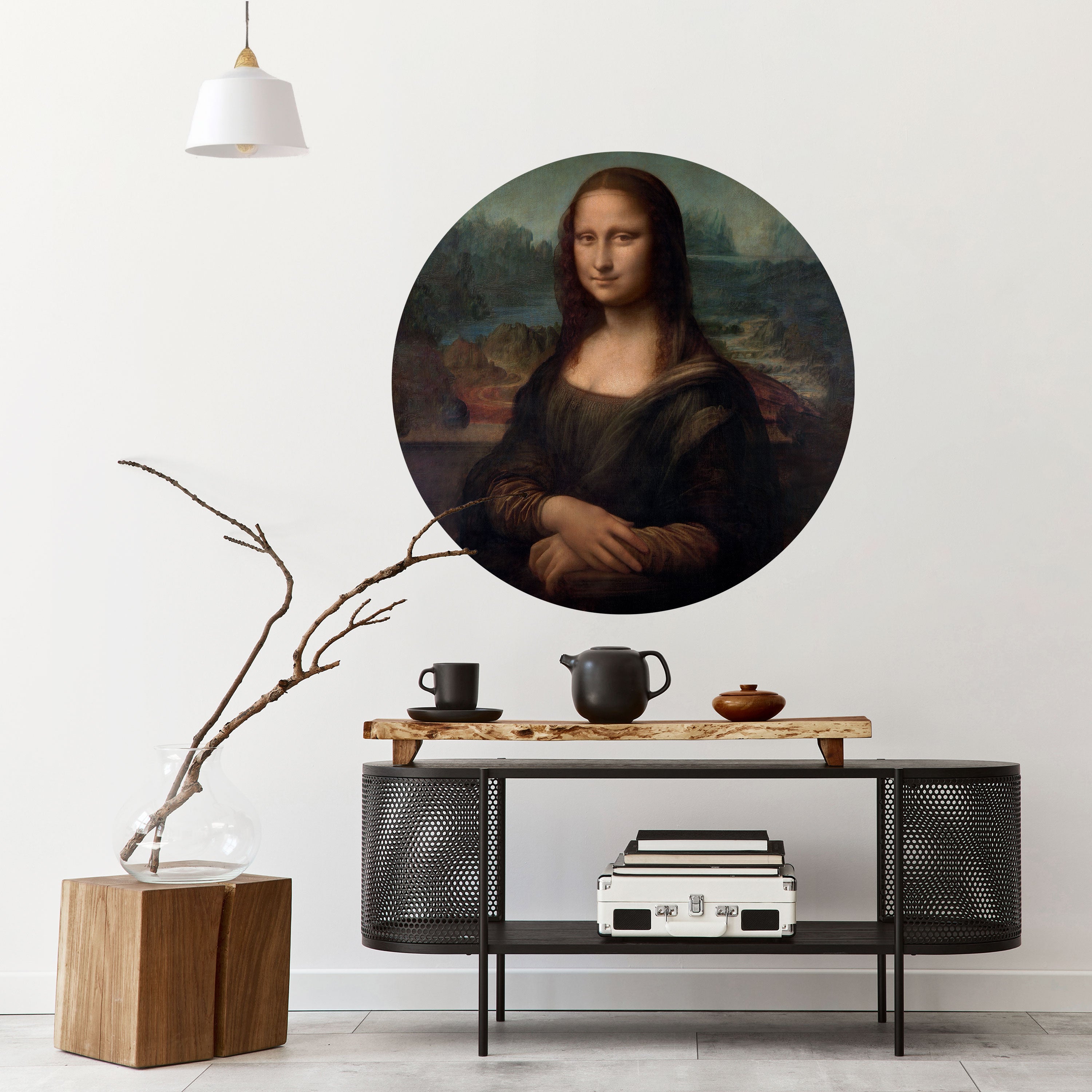 MONA LISA Naklejka okrągła