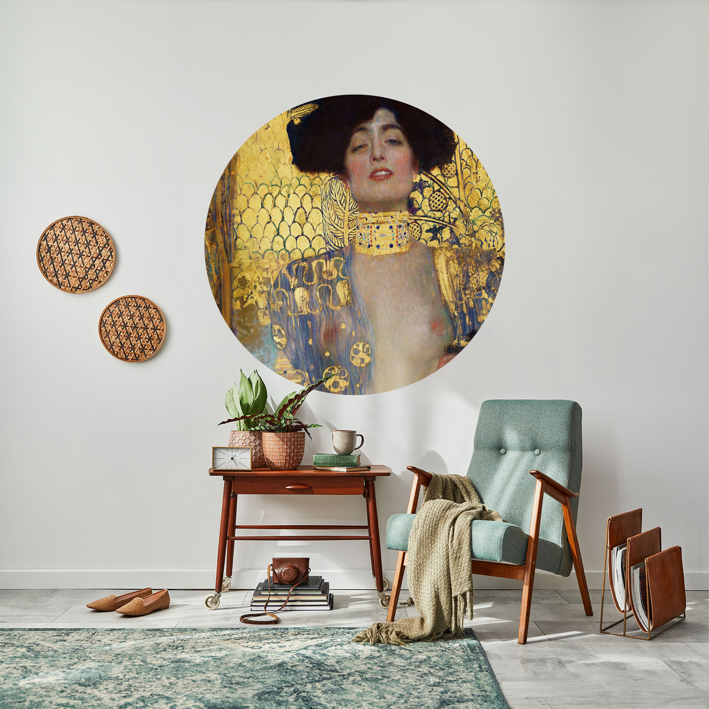 JUDITH & HOLOFERNES Naklejka okrągła