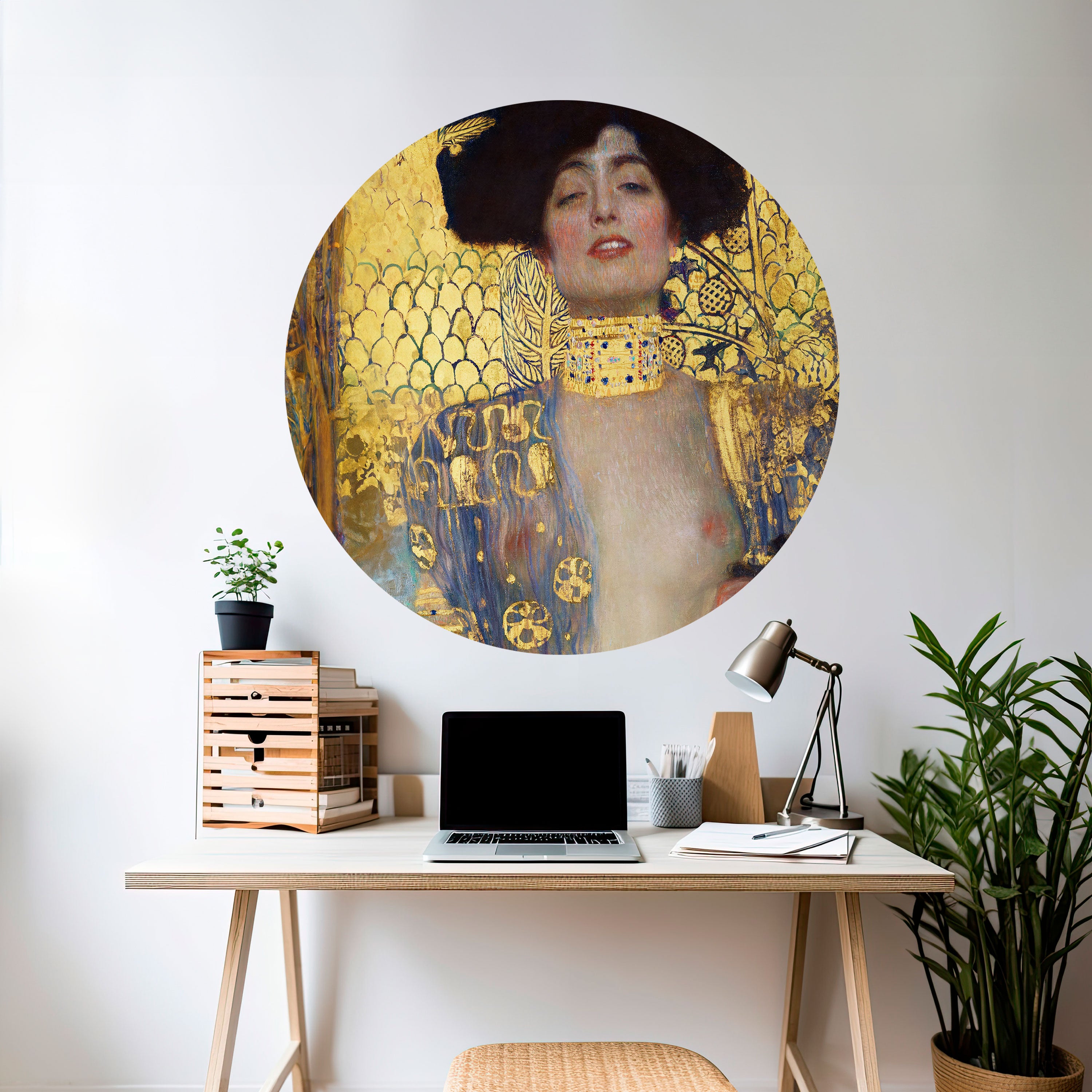 JUDITH & HOLOFERNES Naklejka okrągła