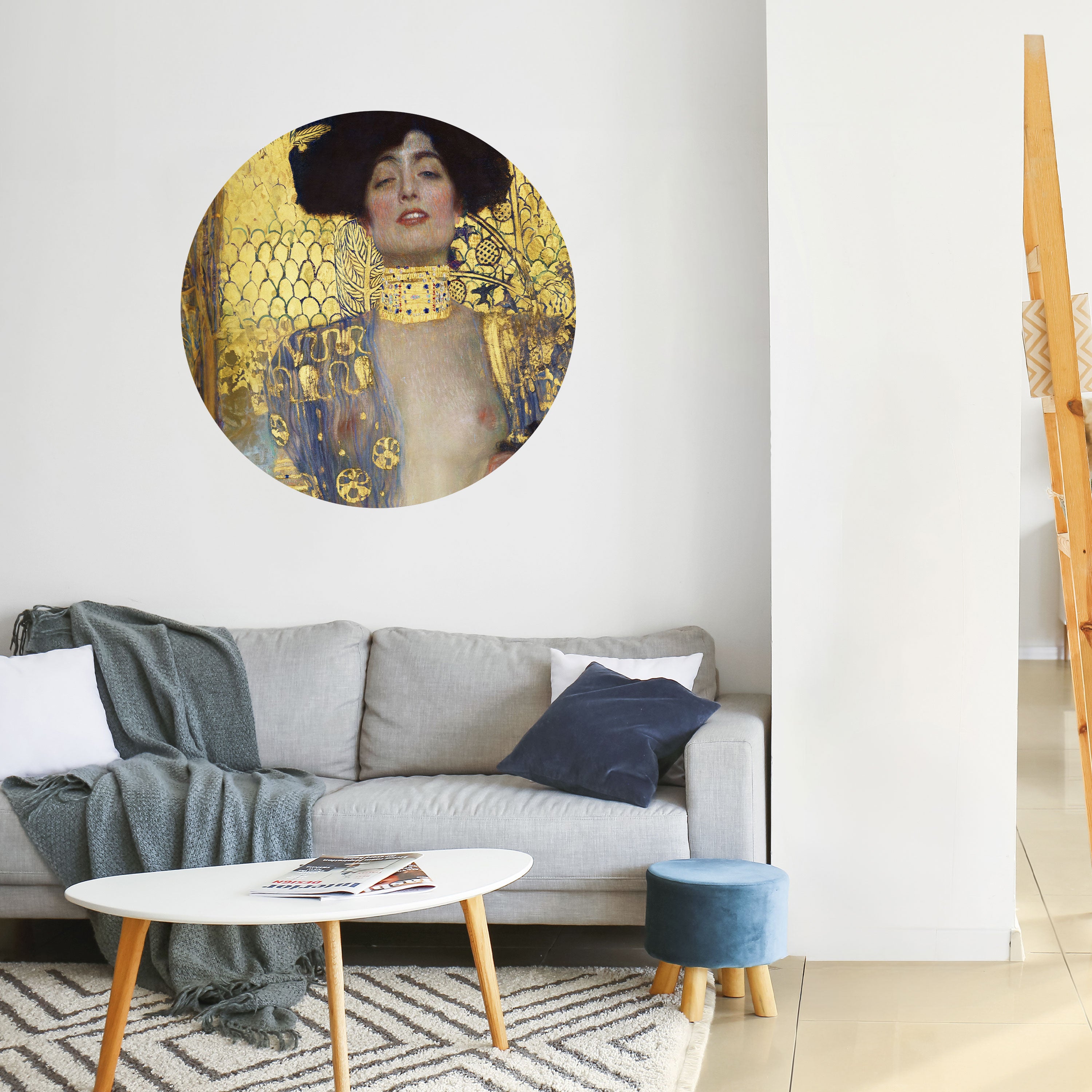 JUDITH & HOLOFERNES Naklejka okrągła