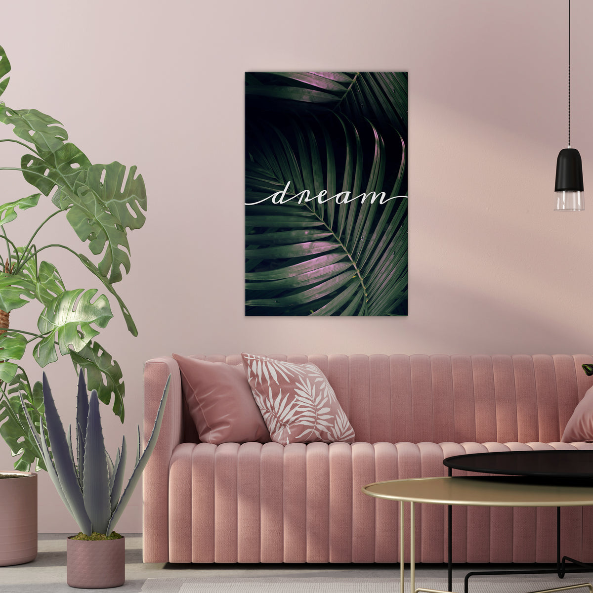 LUSH DREAMSCAPE Pionowy obraz na płótnie