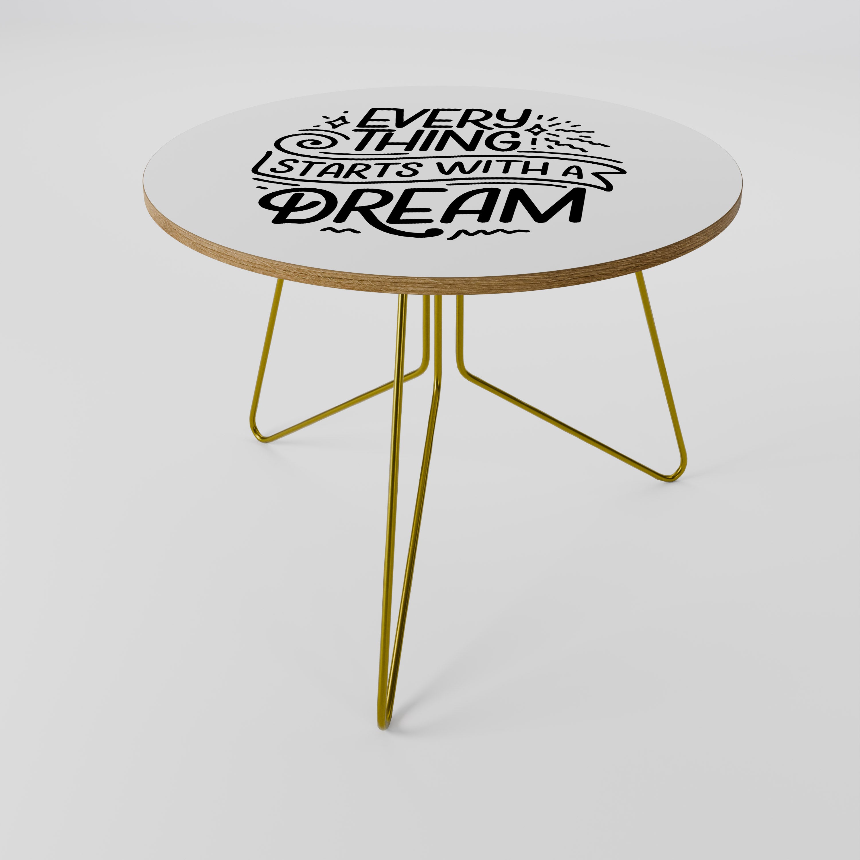 EVERYTHING STARTS WITH A DREAM Stolik kawowy duży