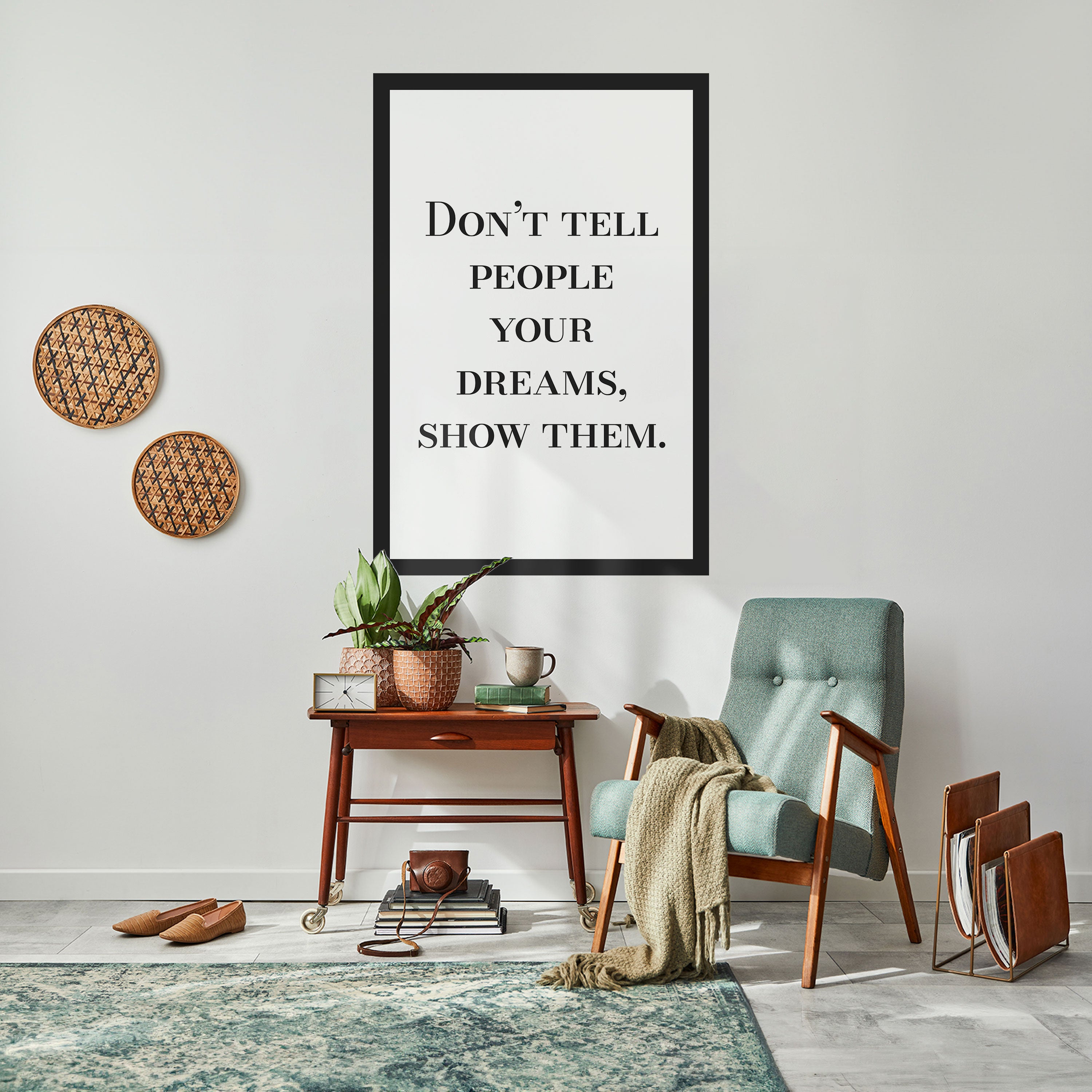 DREAMS IN ACTION Naklejka/Plakat pionowy