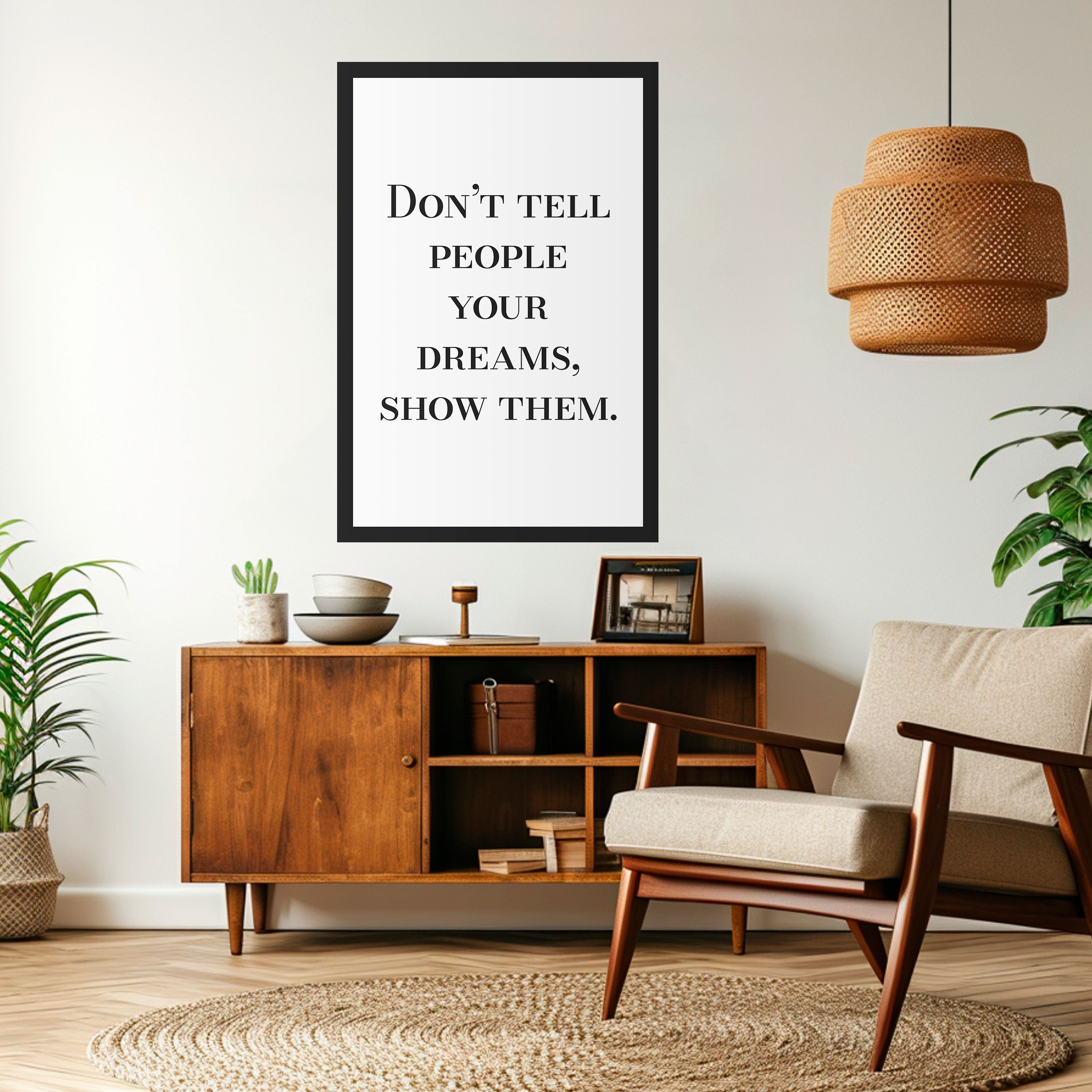 DREAMS IN ACTION Naklejka/Plakat pionowy