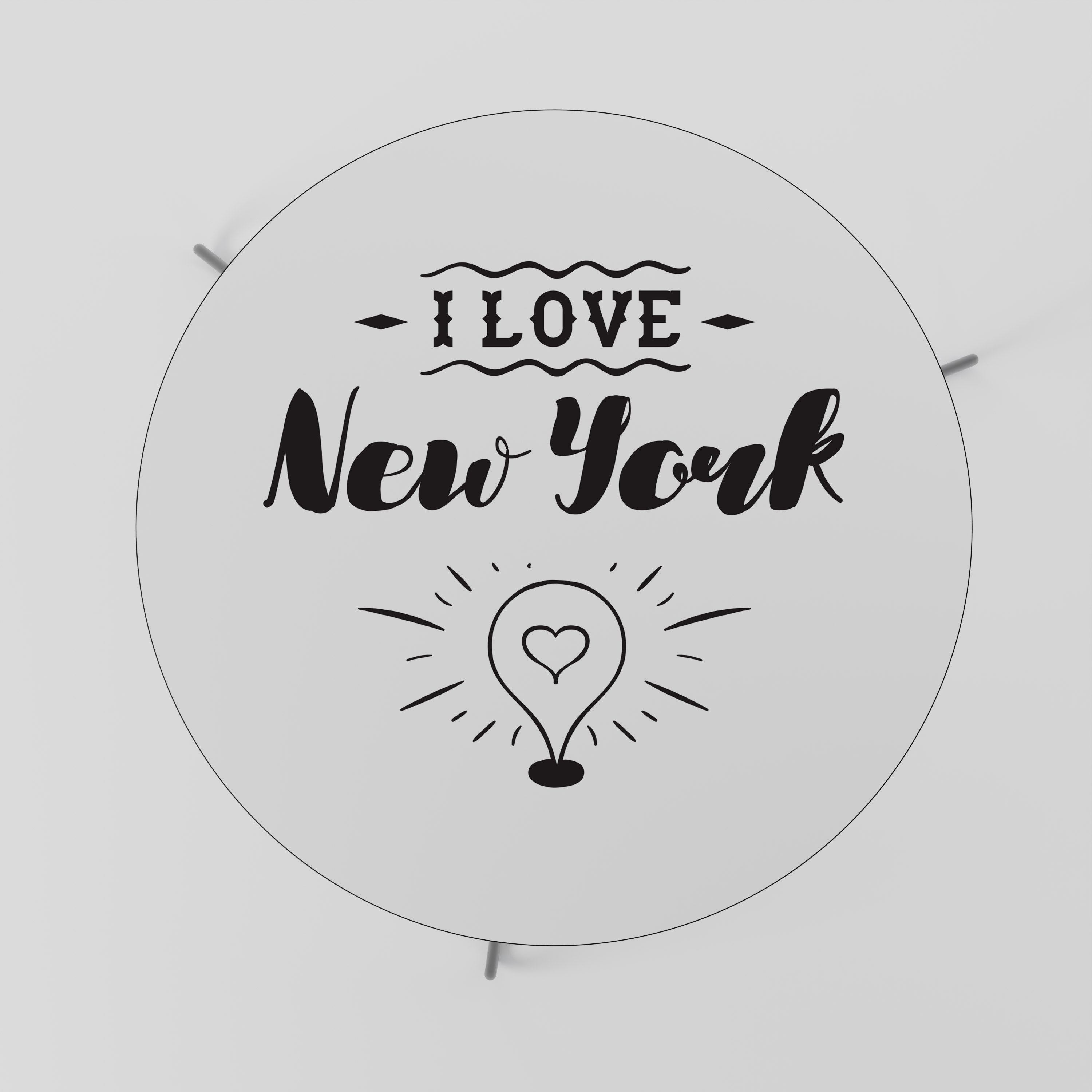 I LOVE NEW YORK Stolik kawowy duży