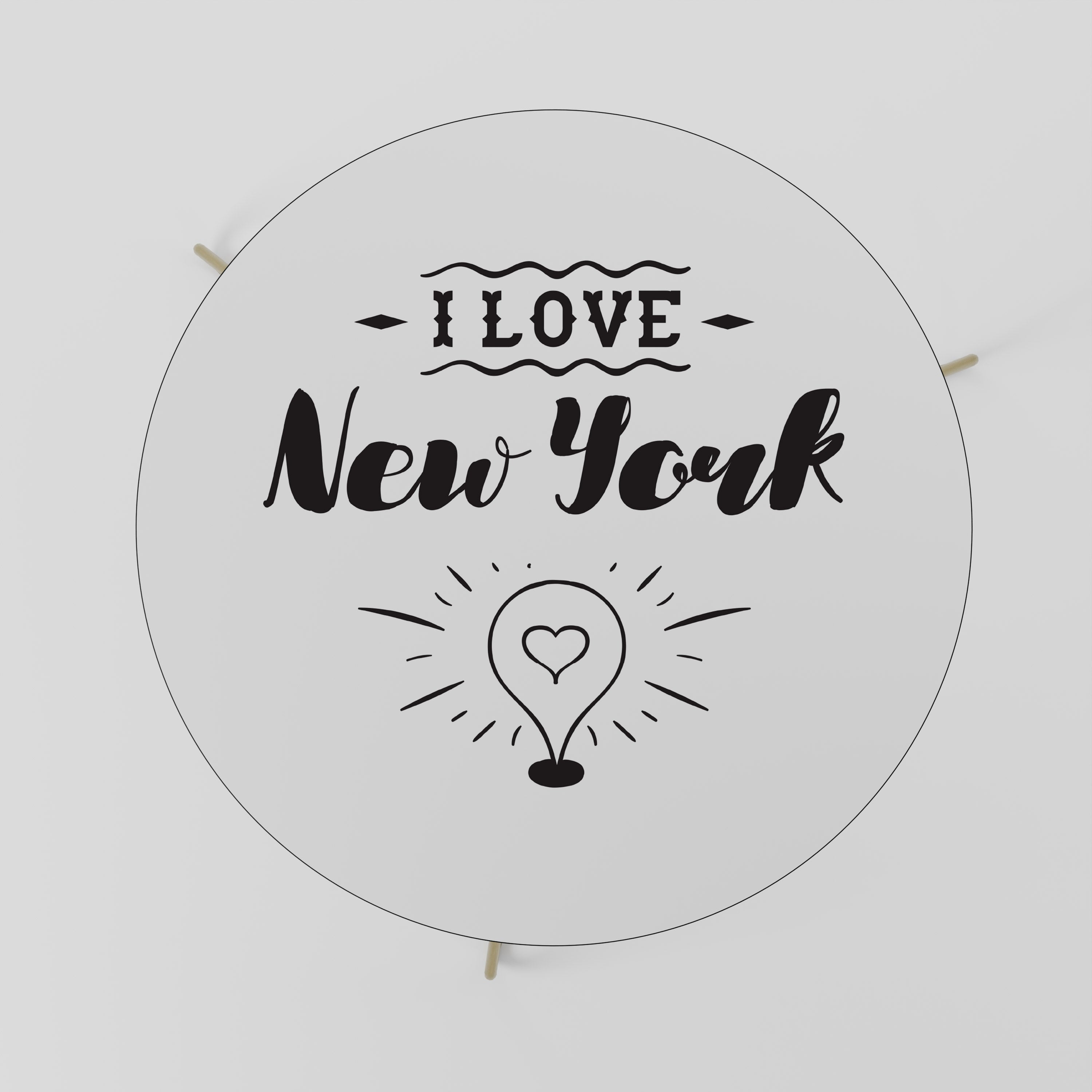 I LOVE NEW YORK Stolik kawowy duży