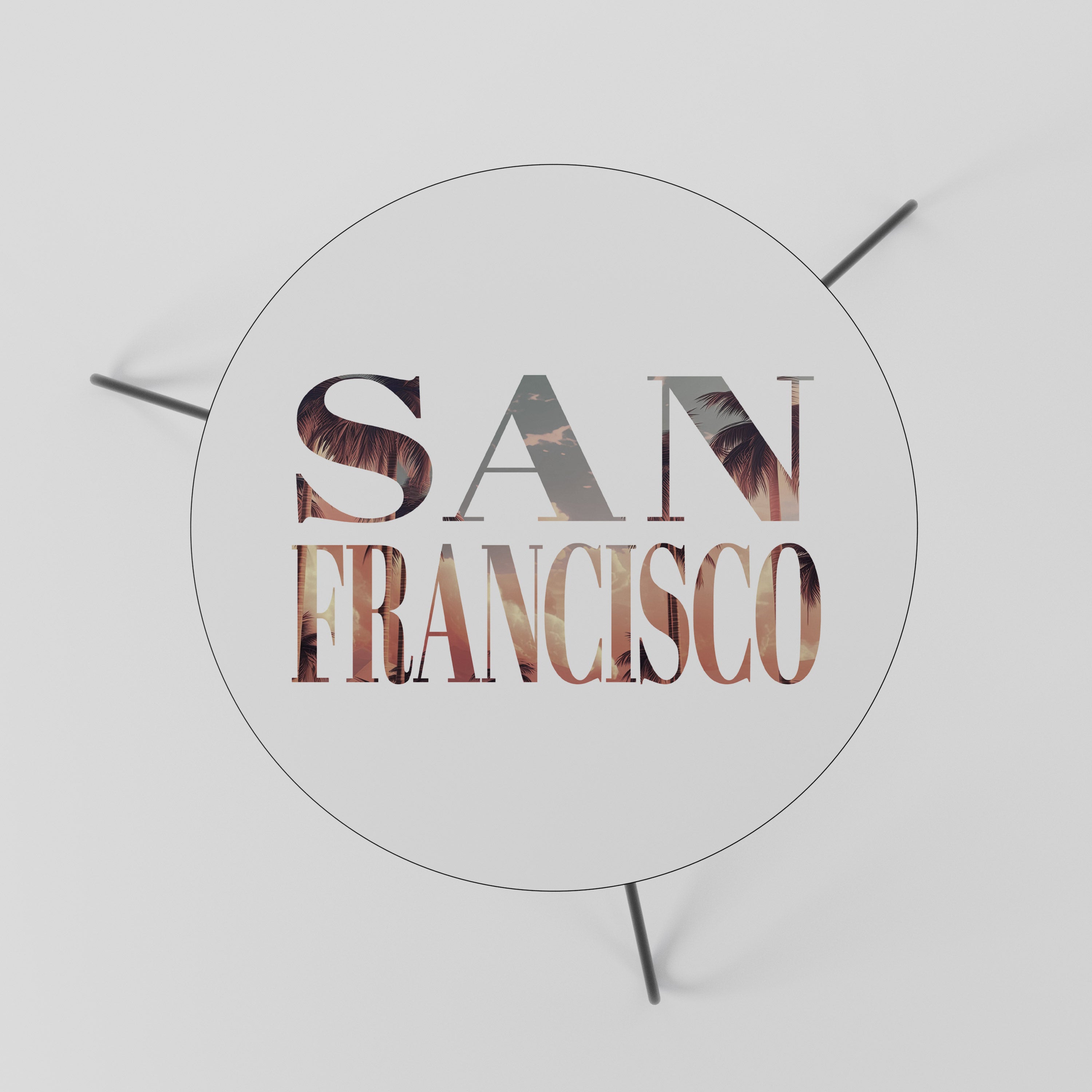 SAN FRANCISCO Stolik kawowy mały