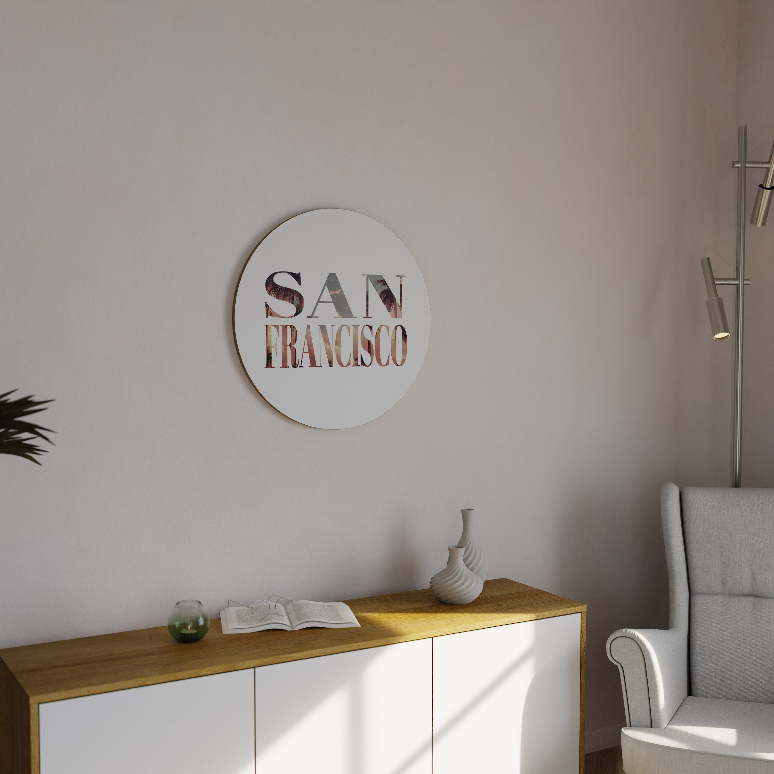 SAN FRANCISCO Obraz okrągły
