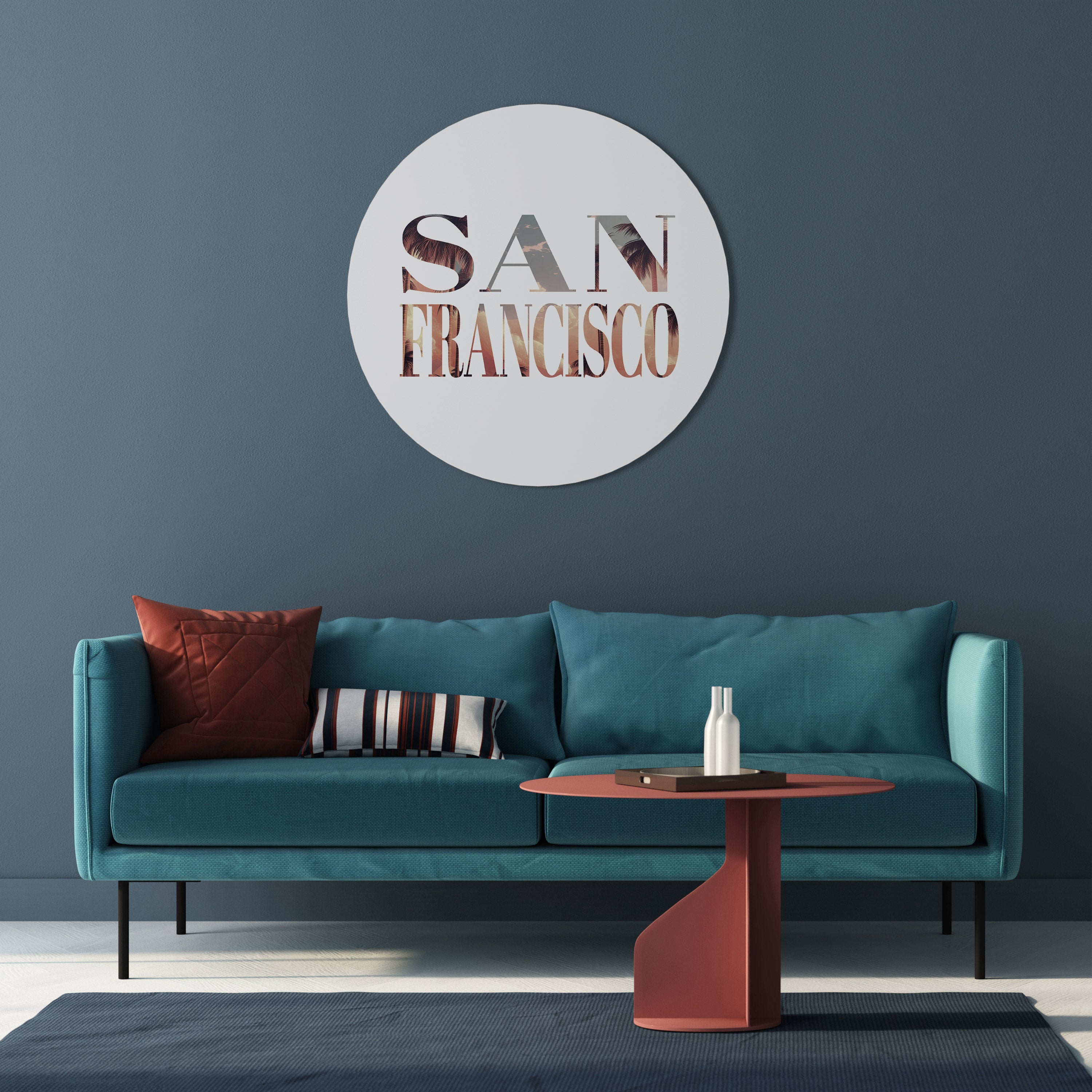 SAN FRANCISCO Obraz okrągły
