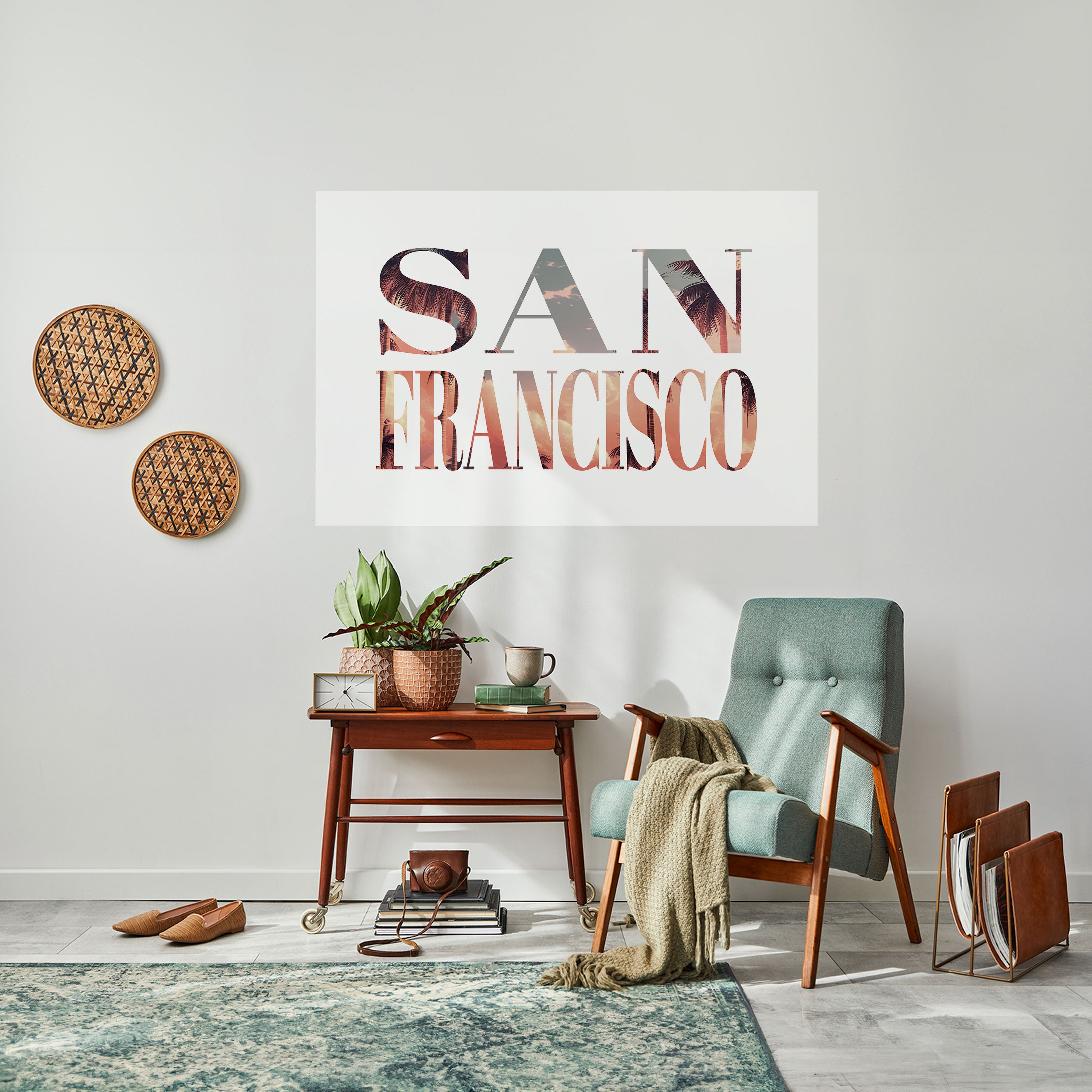 SAN FRANCISCO Naklejka/Plakat poziomy