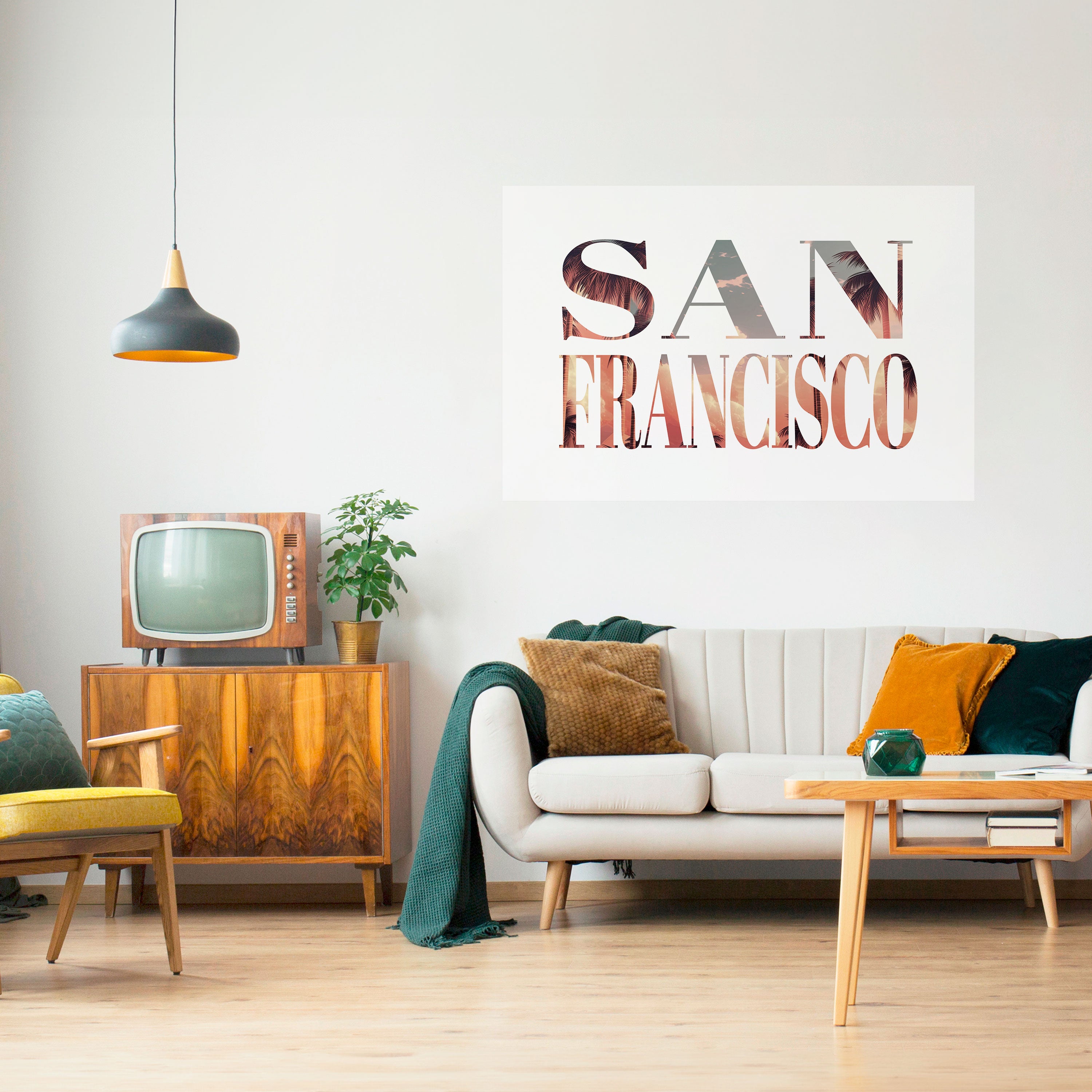 SAN FRANCISCO Naklejka/Plakat poziomy