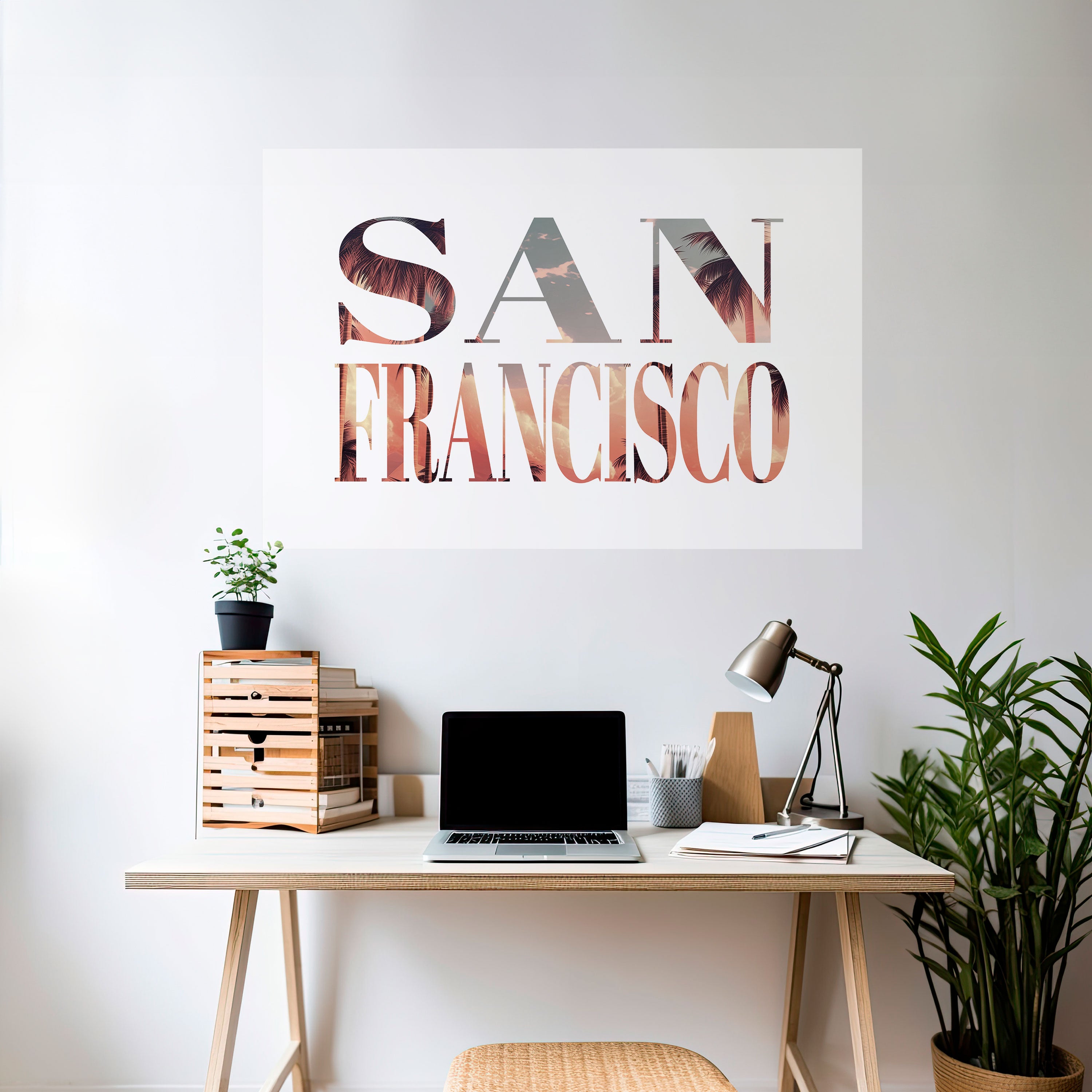 SAN FRANCISCO Naklejka/Plakat poziomy