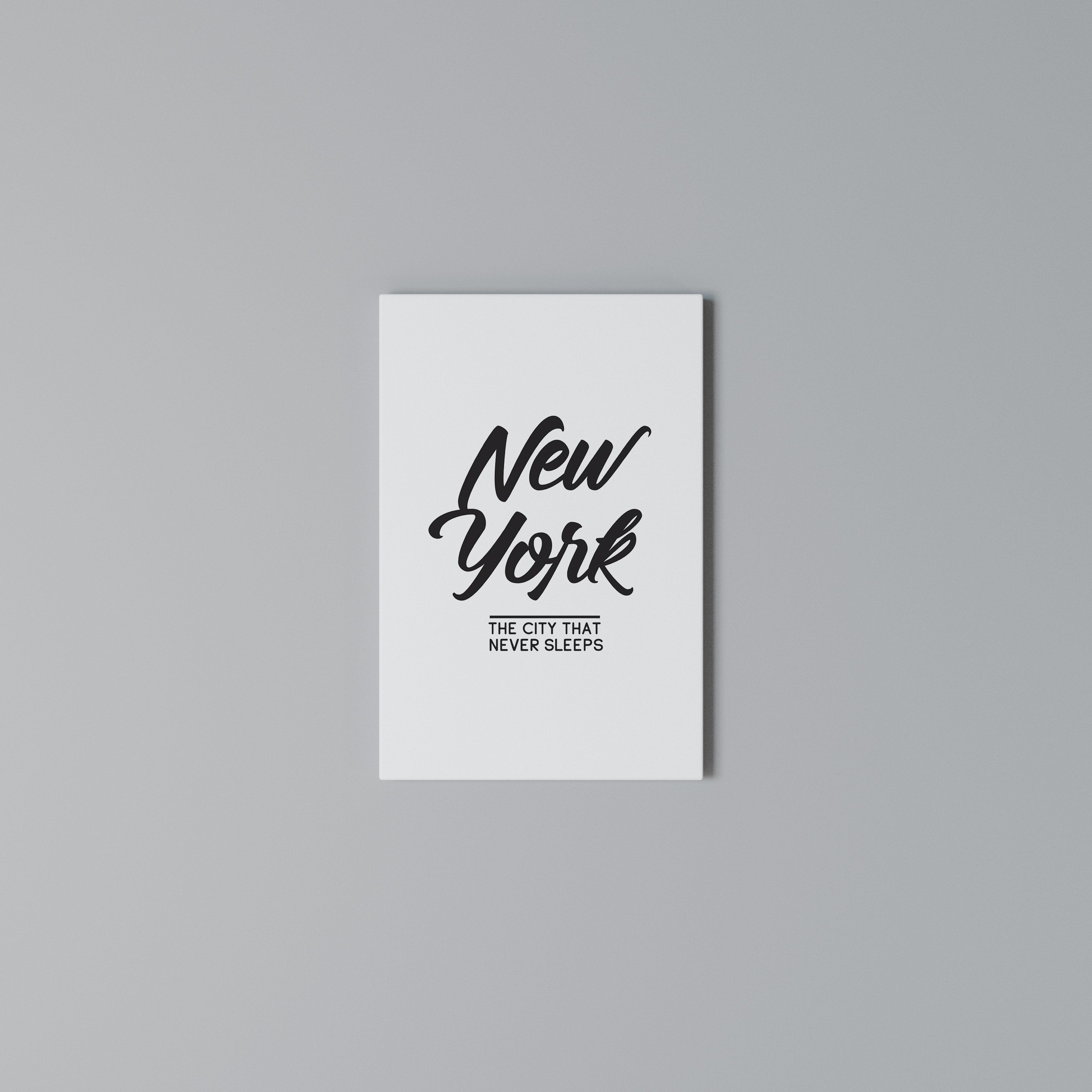 AWAKE IN NYC Pionowy obraz na płótnie