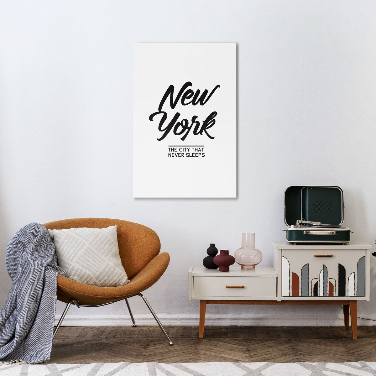 AWAKE IN NYC Pionowy obraz na płótnie