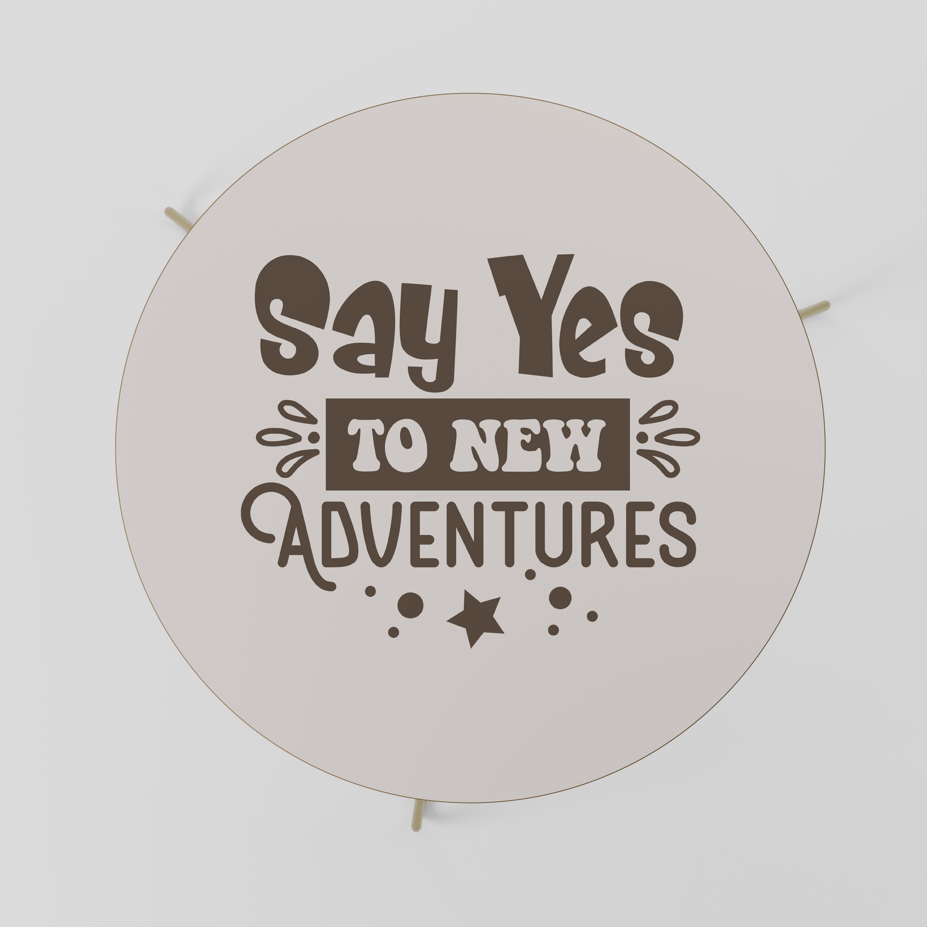 ADVENTURE AWAITS YOU Stolik kawowy duży