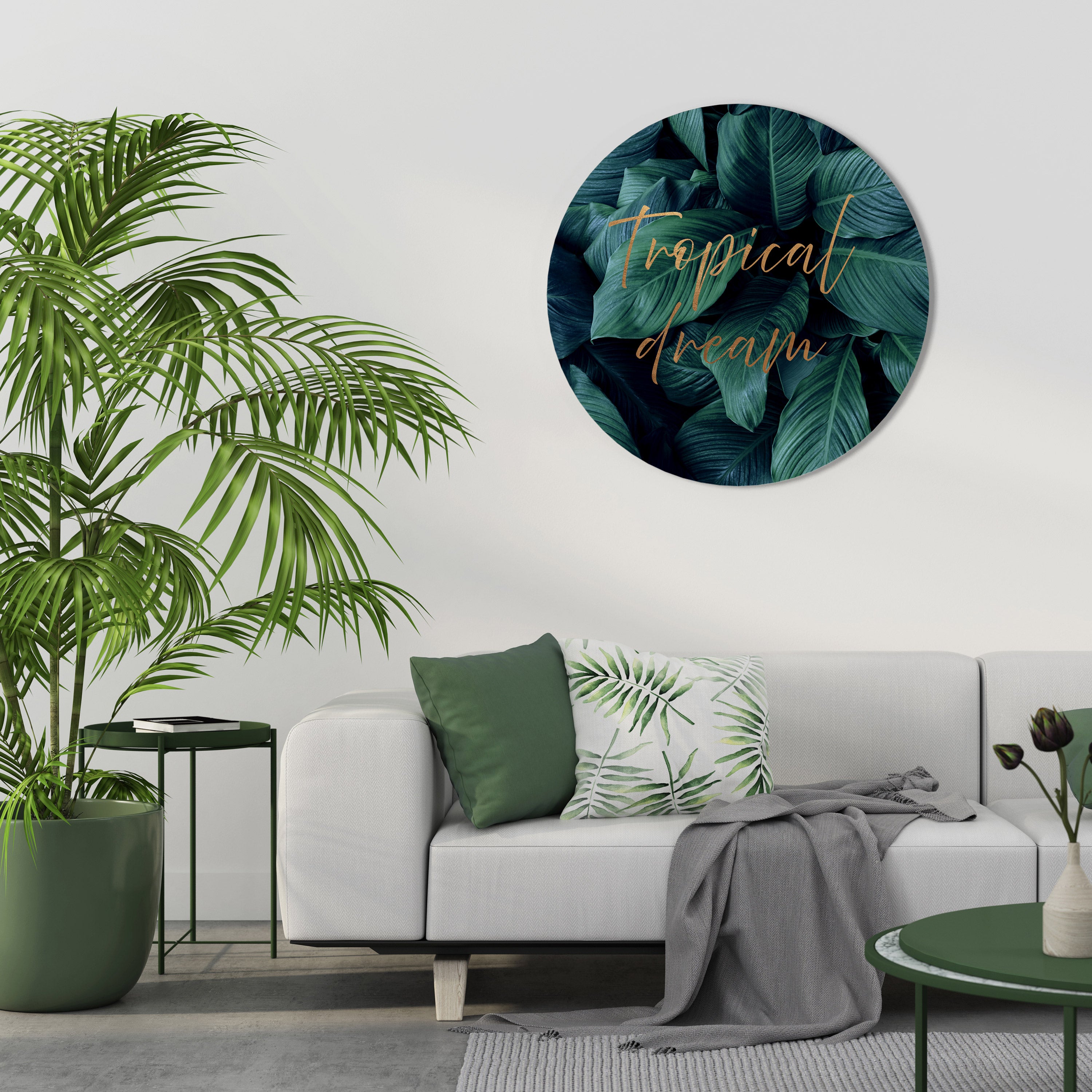 TROPICAL BLISS Obraz okrągły
