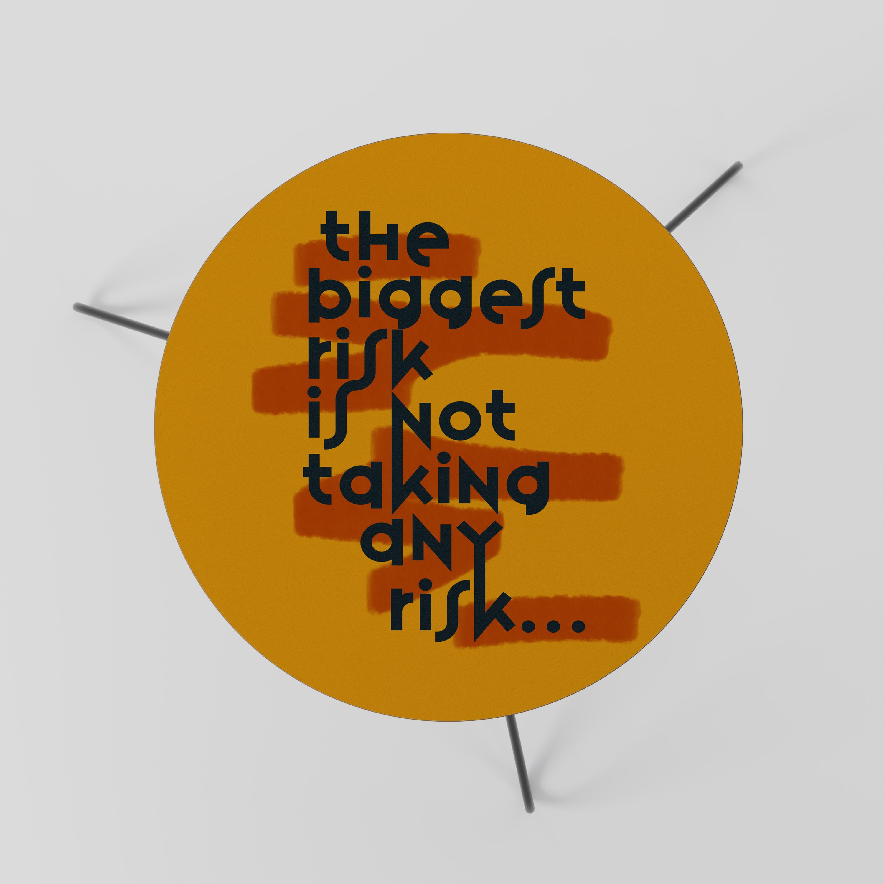 THE BIGGEST RISK Stolik kawowy mały