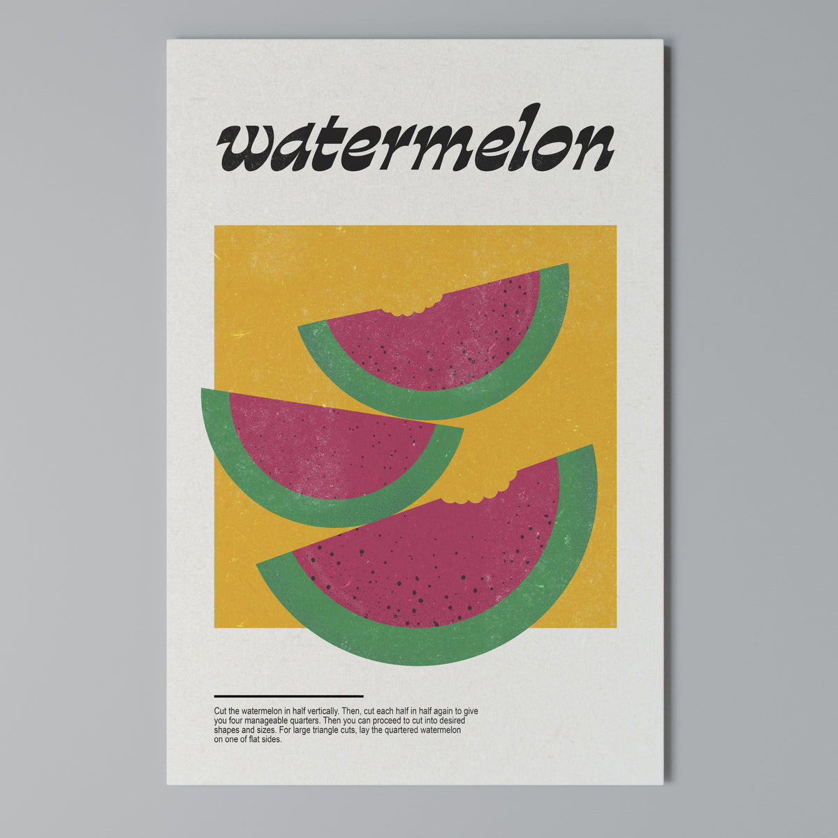 WATERMELON WHIMSY Pionowy obraz na płótnie