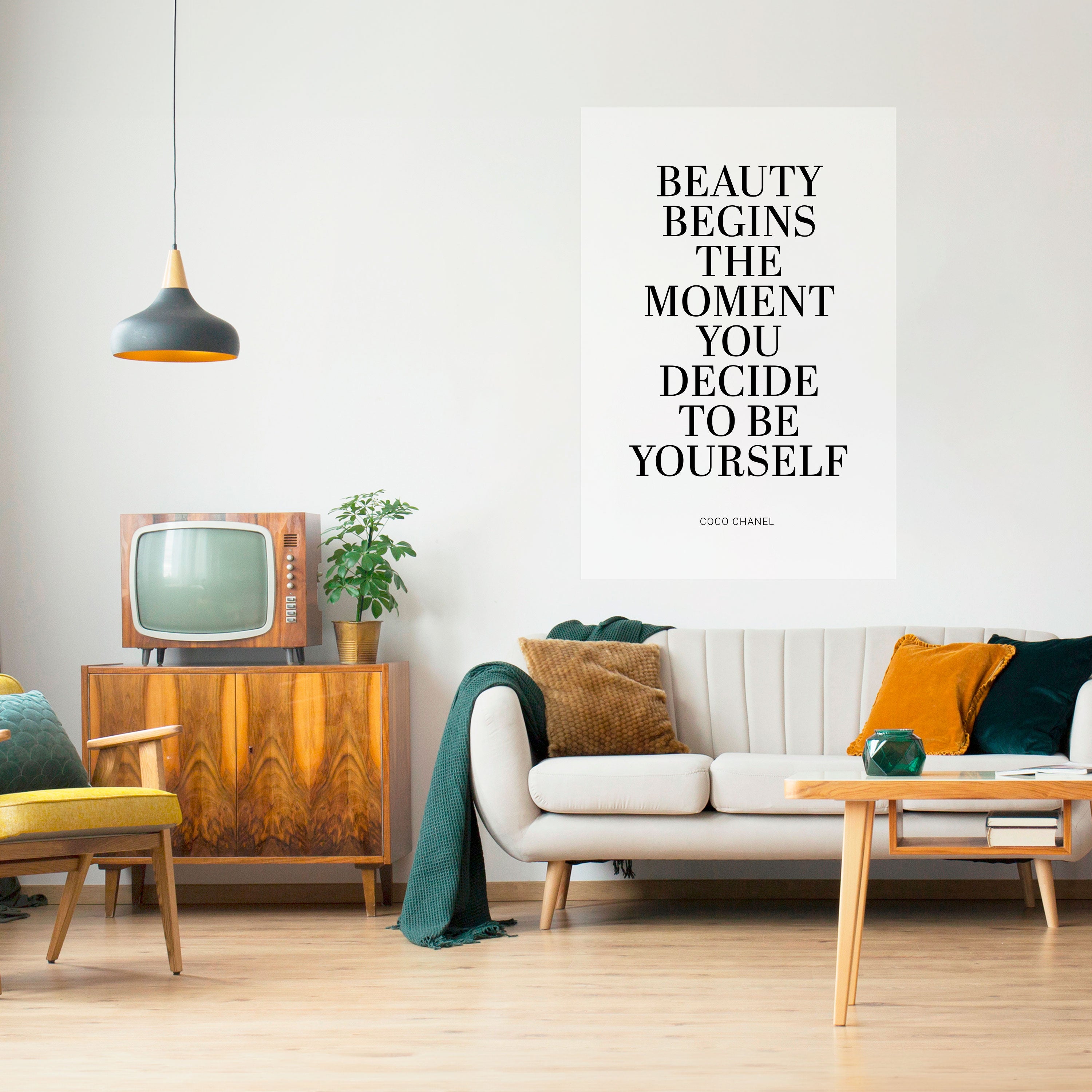 BEAUTY REDEFINED Naklejka/Plakat pionowy
