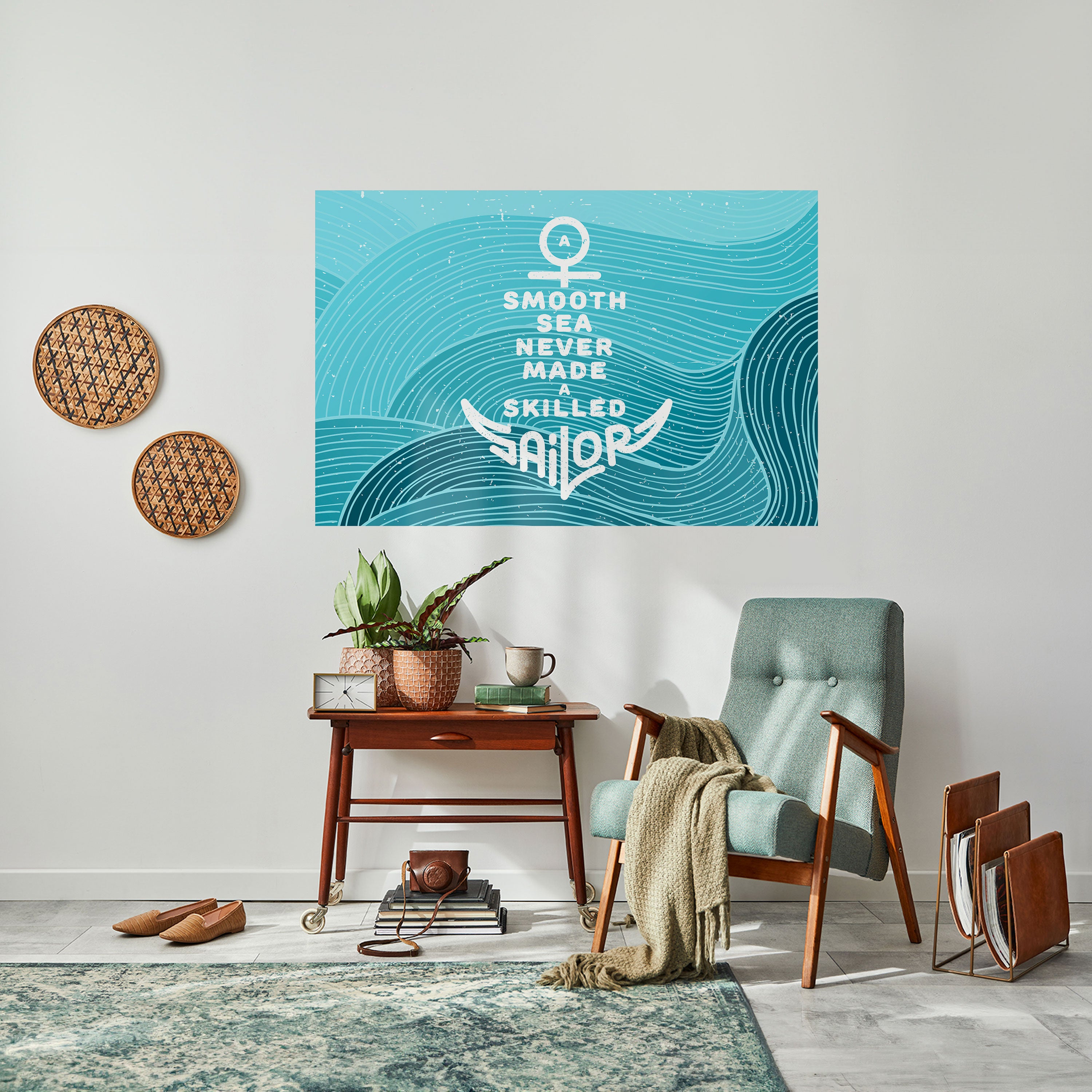 SKILLED SAILOR Naklejka/Plakat poziomy